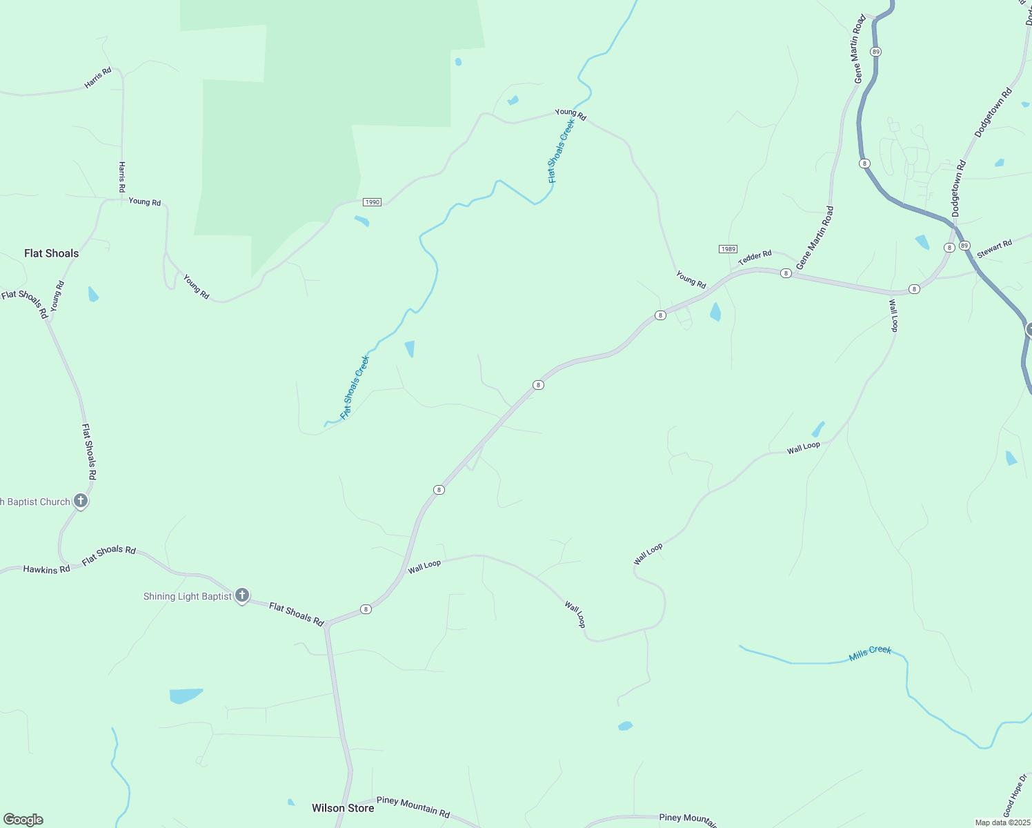 map of restaurants, bars, coffee shops, grocery stores, and more near 3523 North Carolina 8 Highway South in Walnut Cove