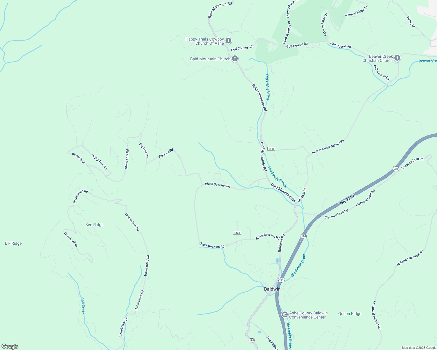 map of restaurants, bars, coffee shops, grocery stores, and more near 177 Kemp Drive in West Jefferson