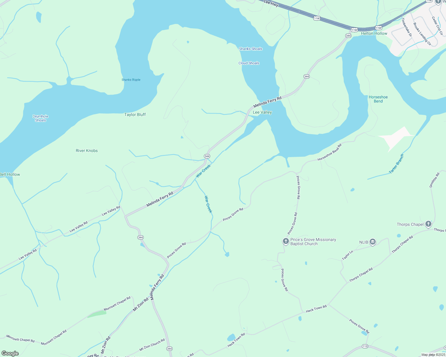 map of restaurants, bars, coffee shops, grocery stores, and more near 493 Melinda Ferry Road in Rogersville