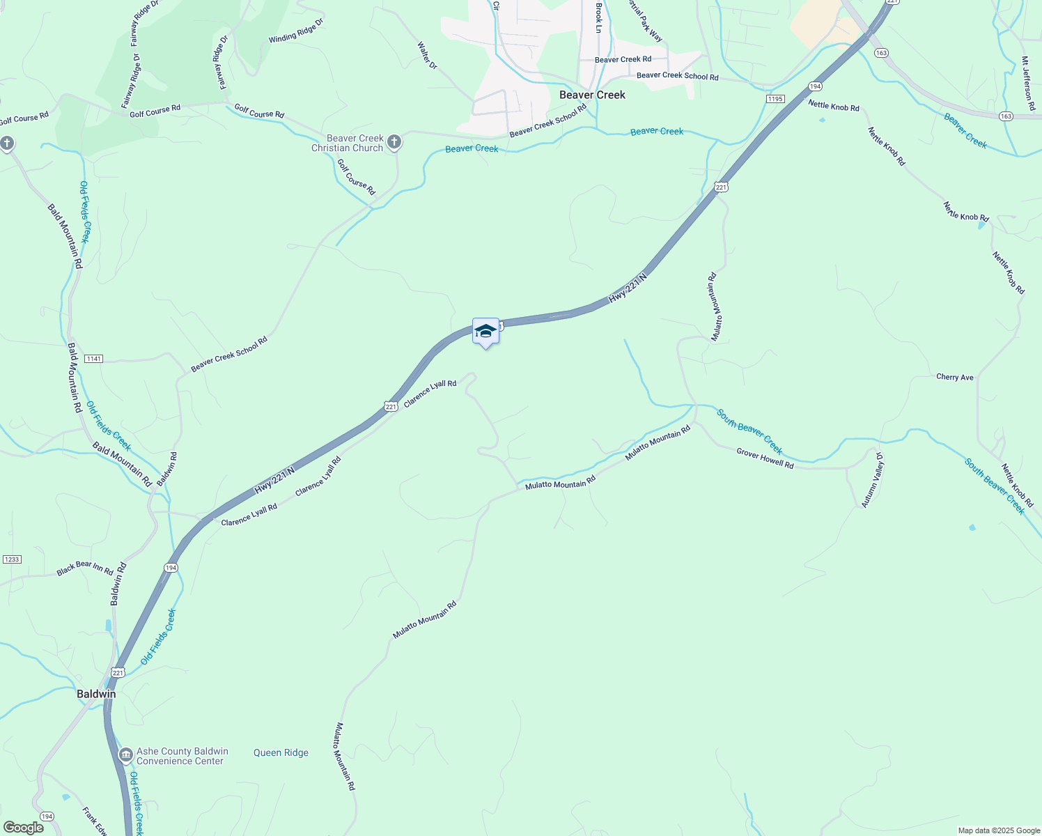 map of restaurants, bars, coffee shops, grocery stores, and more near 212 Westview Drive in West Jefferson