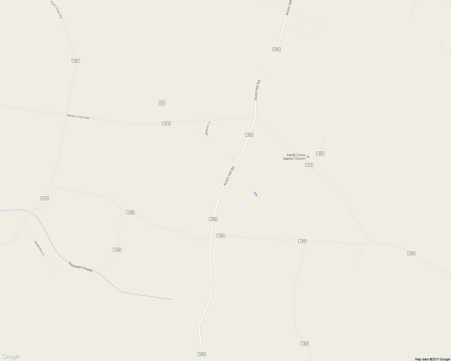 map of restaurants, bars, coffee shops, grocery stores, and more near 1176 Acorn Hill Road in Hobbsville