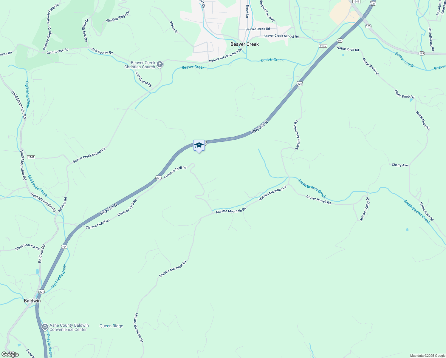 map of restaurants, bars, coffee shops, grocery stores, and more near 278 Westview Drive in West Jefferson