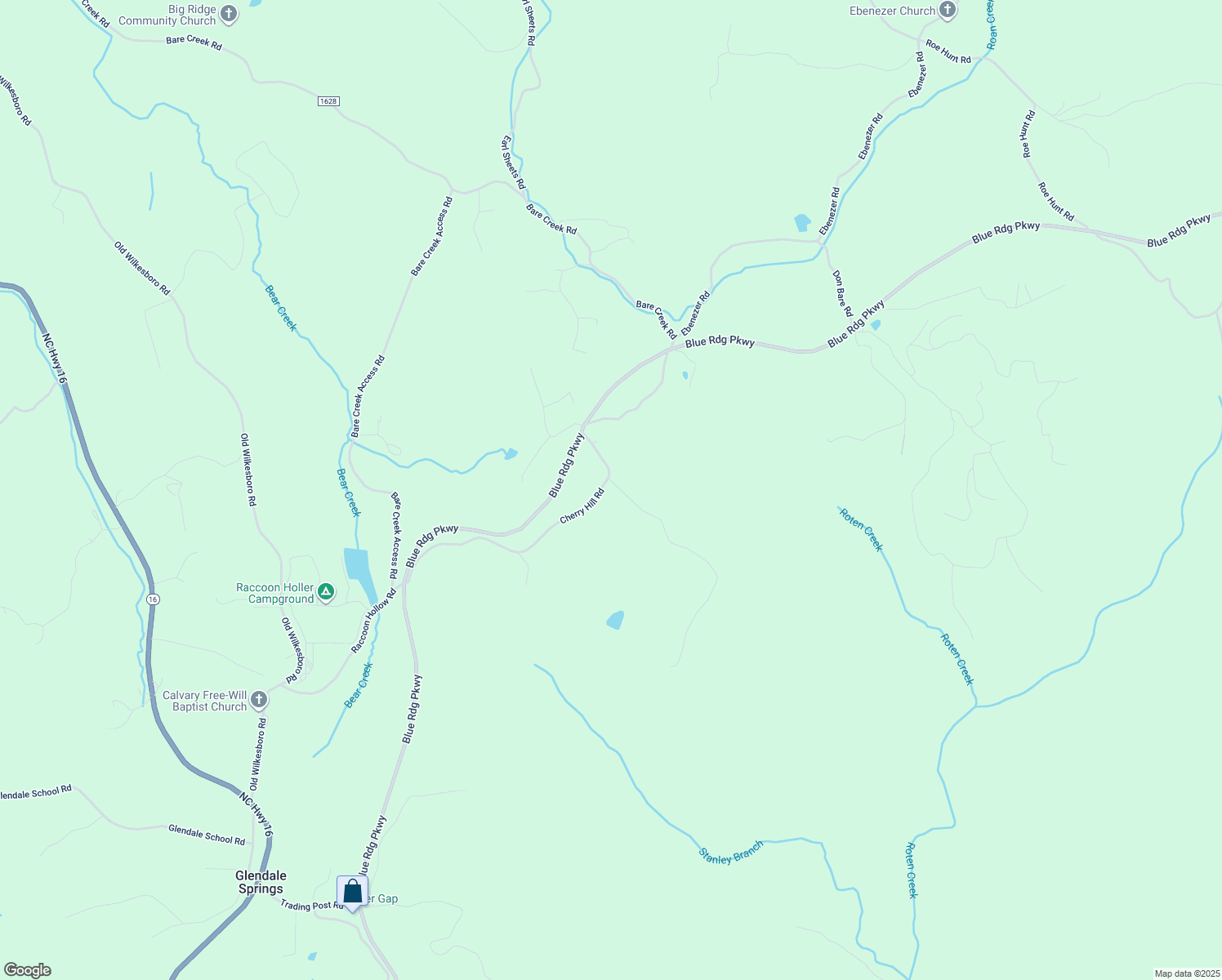 map of restaurants, bars, coffee shops, grocery stores, and more near 726 Cherry Hill Road in Jefferson