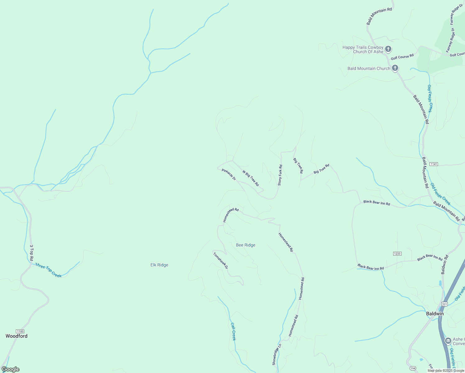 map of restaurants, bars, coffee shops, grocery stores, and more near 160 Maple Tree Lane in West Jefferson