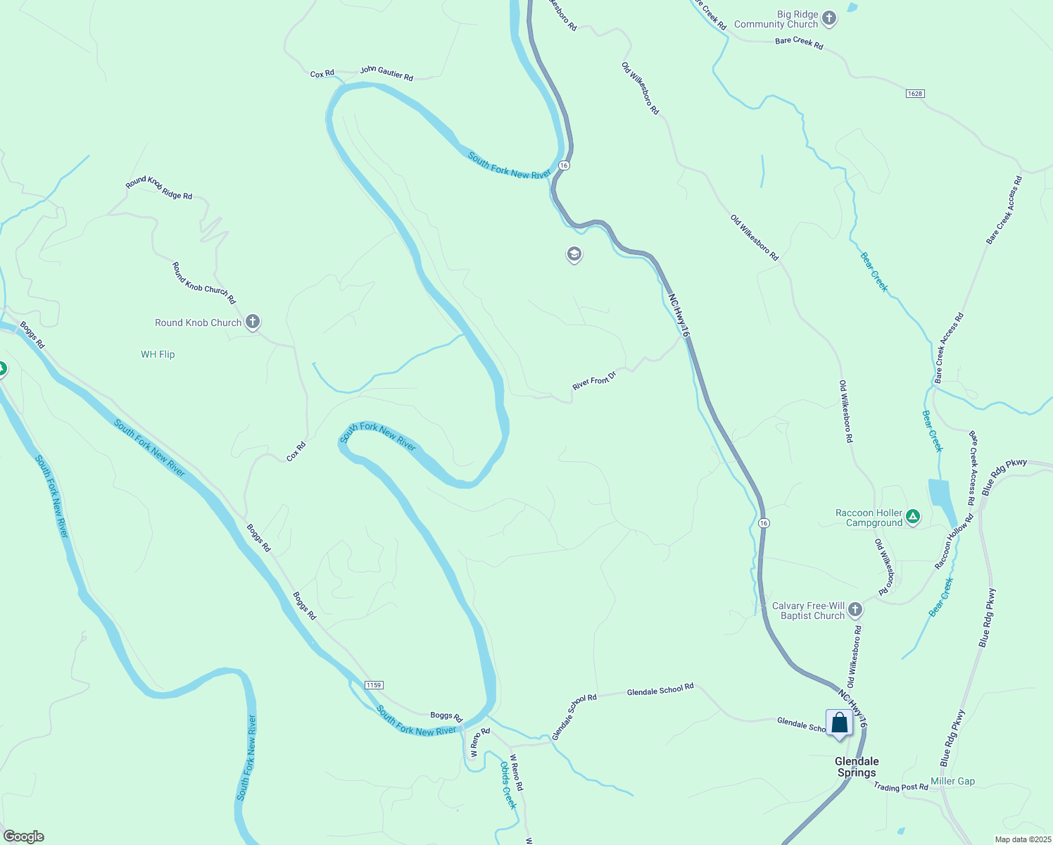 map of restaurants, bars, coffee shops, grocery stores, and more near in Jefferson