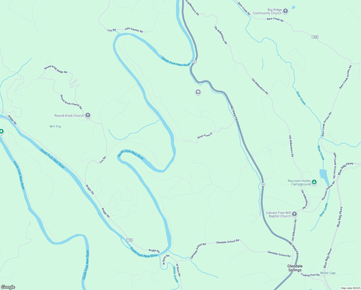 map of restaurants, bars, coffee shops, grocery stores, and more near 483 River Front Ridge Drive in Jefferson