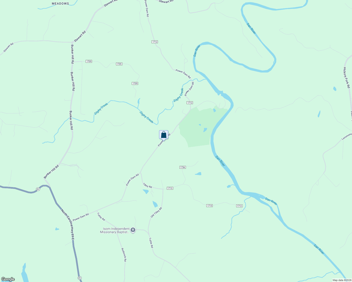 map of restaurants, bars, coffee shops, grocery stores, and more near 1696 Power Dam Road in Walnut Cove