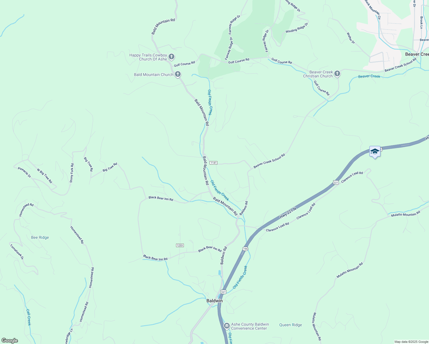 map of restaurants, bars, coffee shops, grocery stores, and more near 144 Beau Drive in West Jefferson