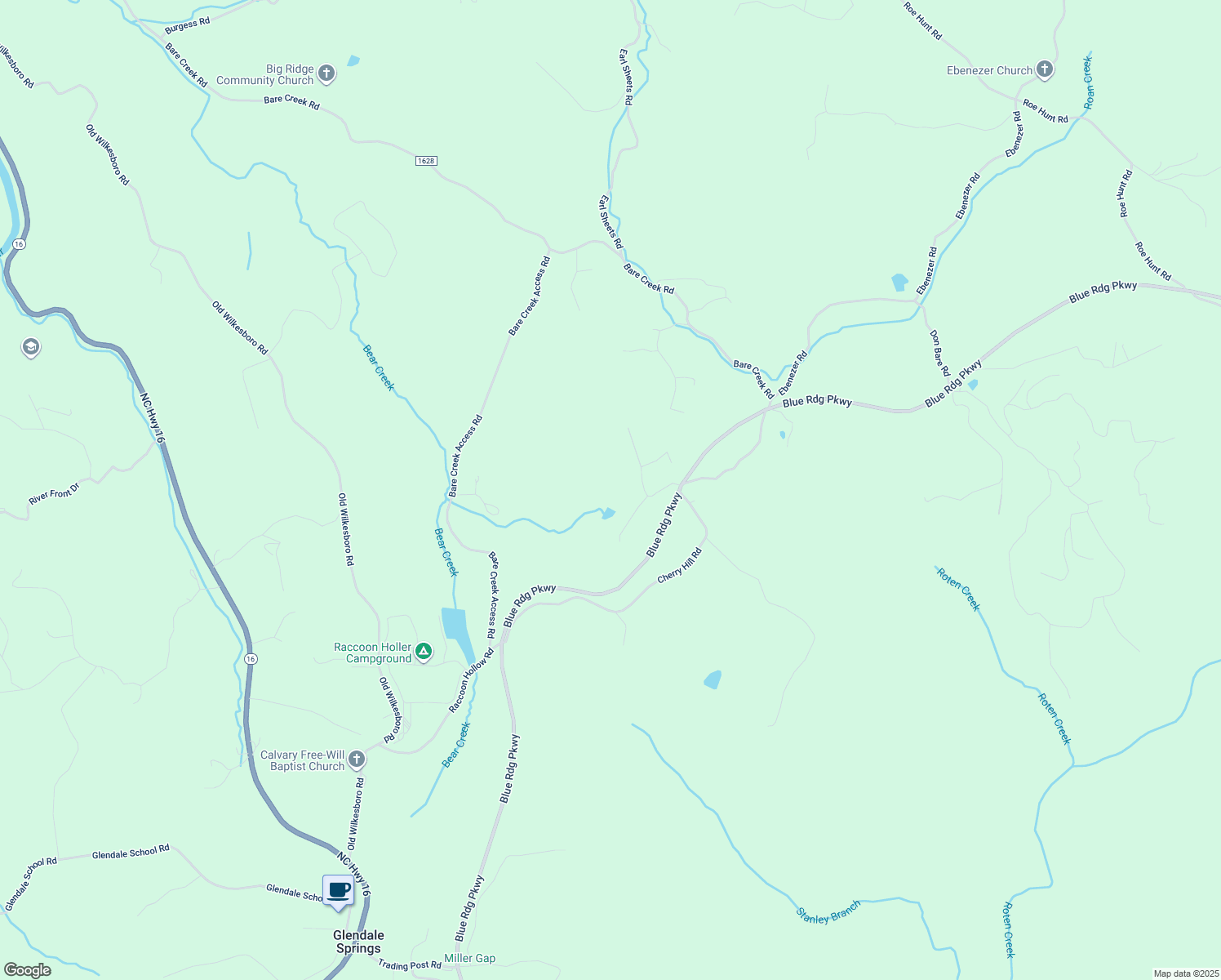 map of restaurants, bars, coffee shops, grocery stores, and more near 880 Oaktree Lane in Jefferson