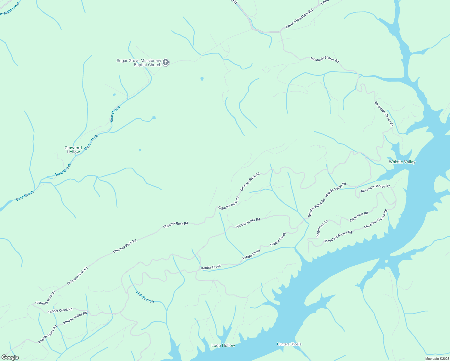map of restaurants, bars, coffee shops, grocery stores, and more near 184 Clinch View Road in New Tazewell