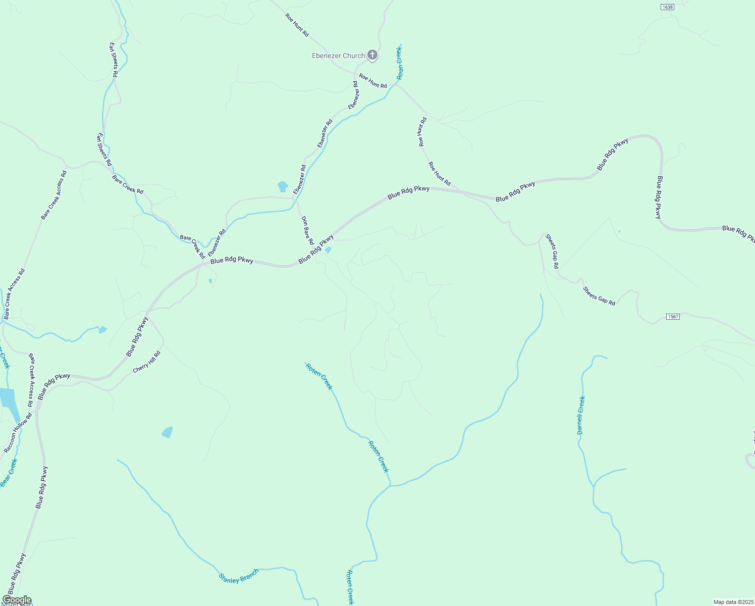 map of restaurants, bars, coffee shops, grocery stores, and more near Parkway Drive in Jefferson