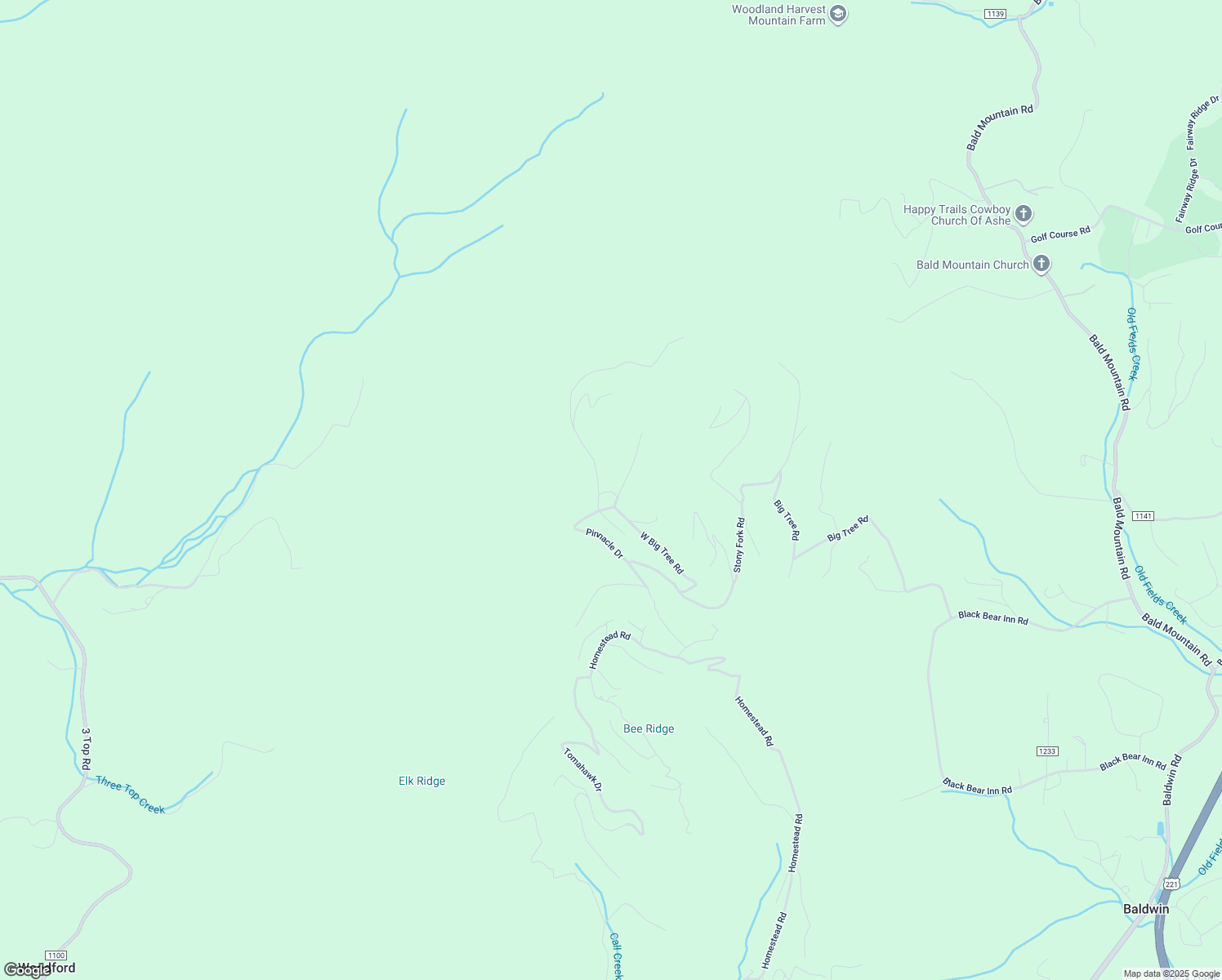 map of restaurants, bars, coffee shops, grocery stores, and more near 693 Pinnacle Drive in Boone