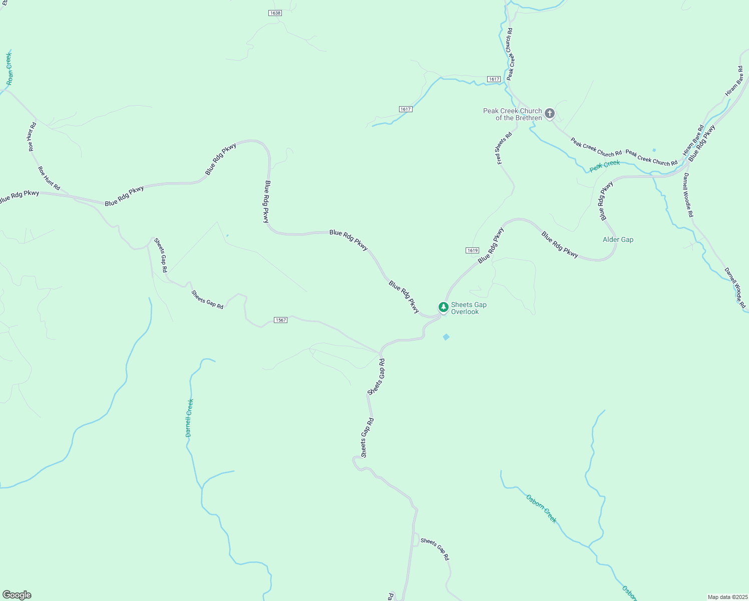 map of restaurants, bars, coffee shops, grocery stores, and more near 852 Sheets Gap Road in Millers Creek