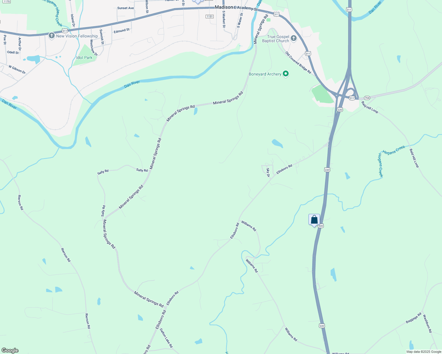 map of restaurants, bars, coffee shops, grocery stores, and more near 484 Ellisboro Road in Madison