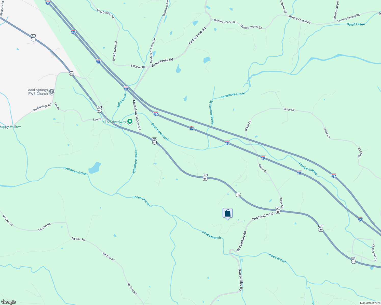 map of restaurants, bars, coffee shops, grocery stores, and more near 1134 Morriswood Drive in Cheatham County