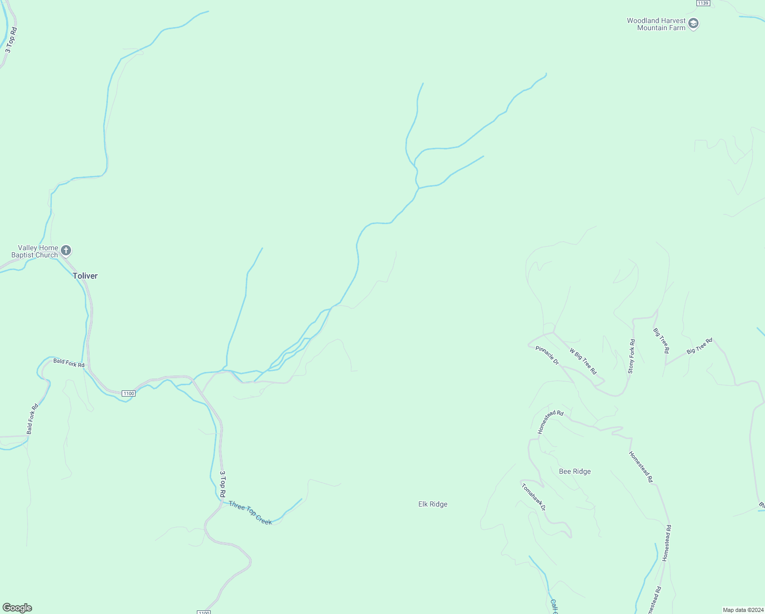 map of restaurants, bars, coffee shops, grocery stores, and more near 1182 William T Calloway Road in Todd