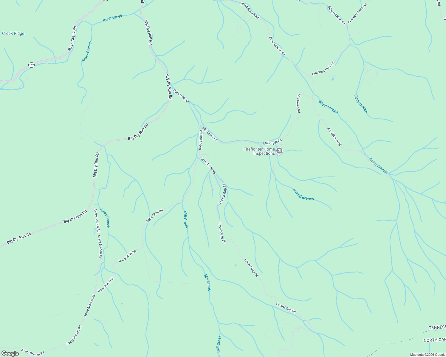 map of restaurants, bars, coffee shops, grocery stores, and more near 356 Locust Gap Road in Mountain City