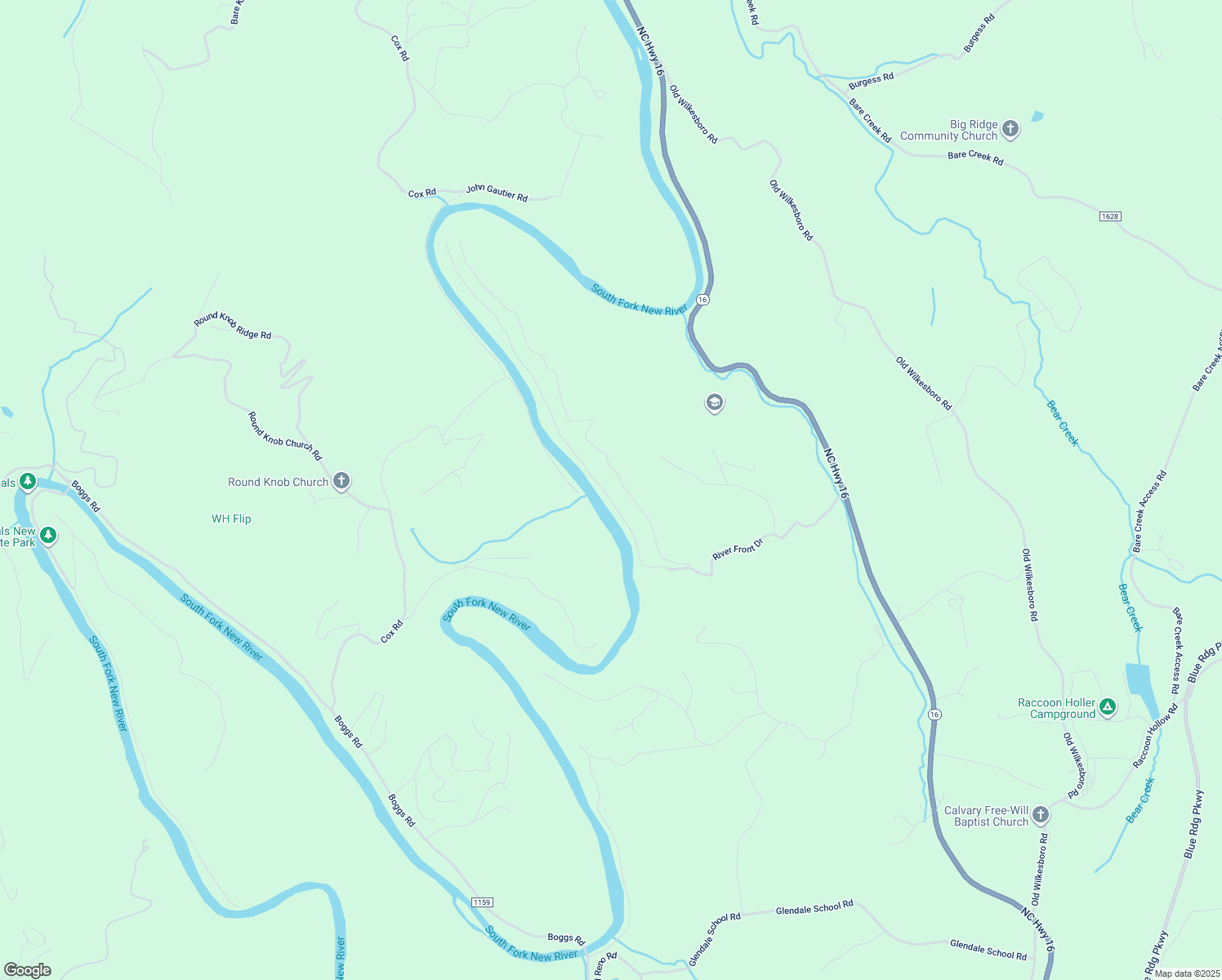 map of restaurants, bars, coffee shops, grocery stores, and more near 469 River Front Ridge Drive in Jefferson