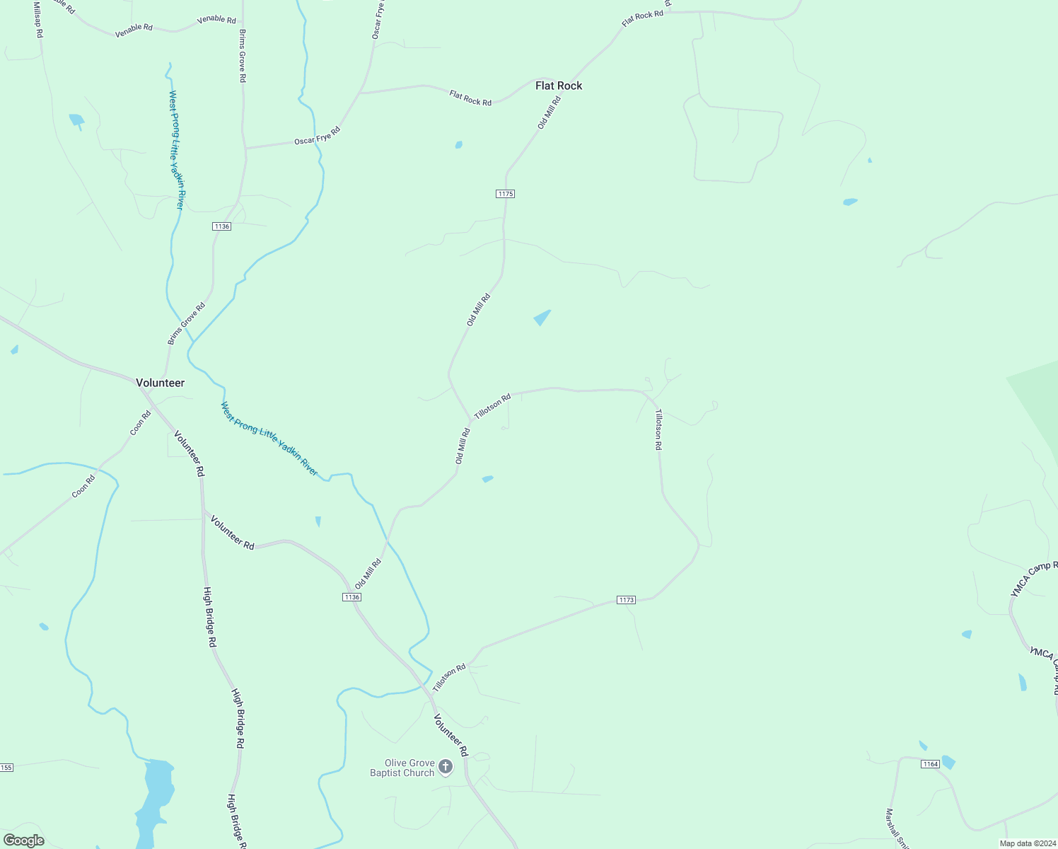 map of restaurants, bars, coffee shops, grocery stores, and more near 2027 Tillotson Road in Pinnacle