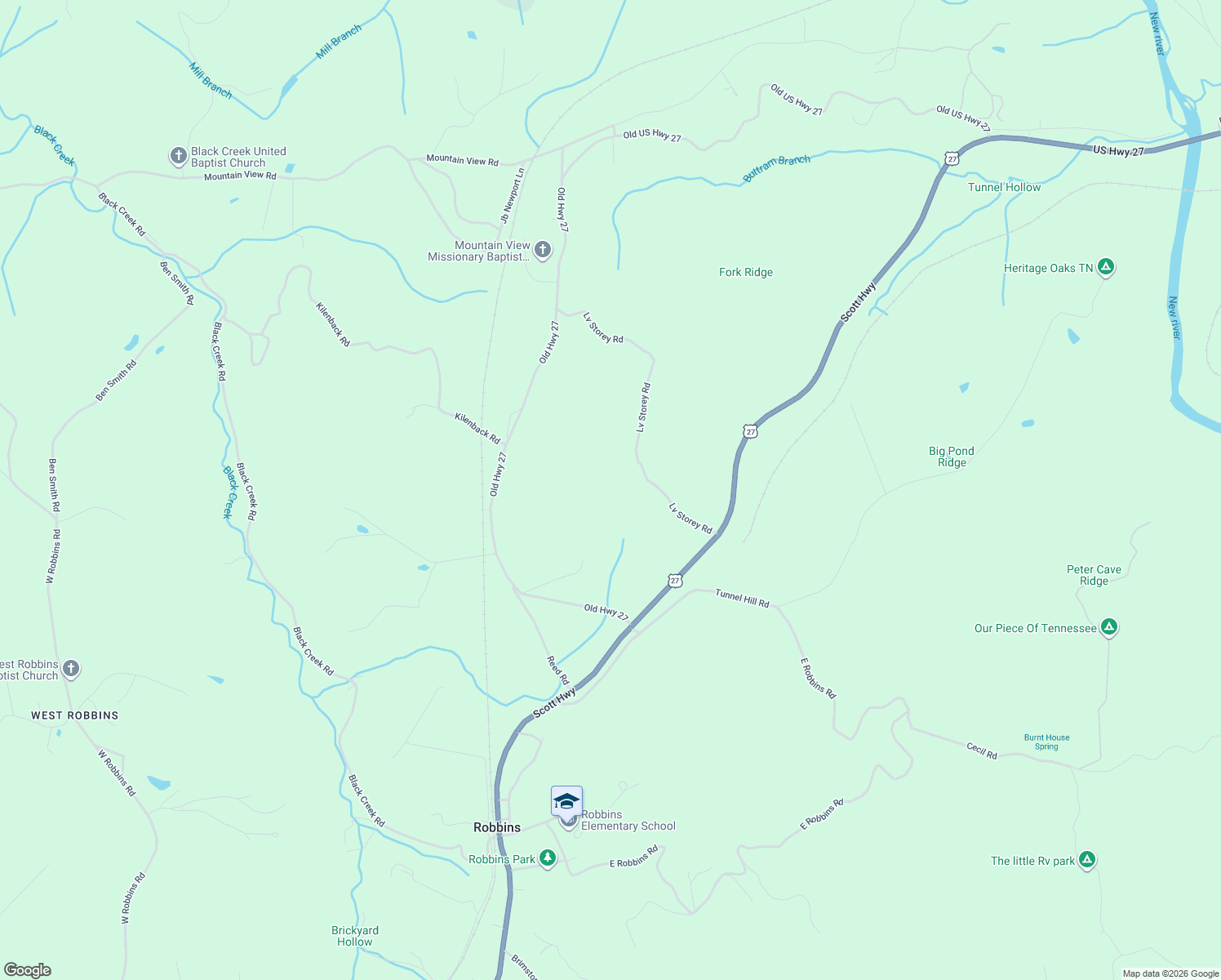 map of restaurants, bars, coffee shops, grocery stores, and more near 325 Lv Storey Rd in Robbins