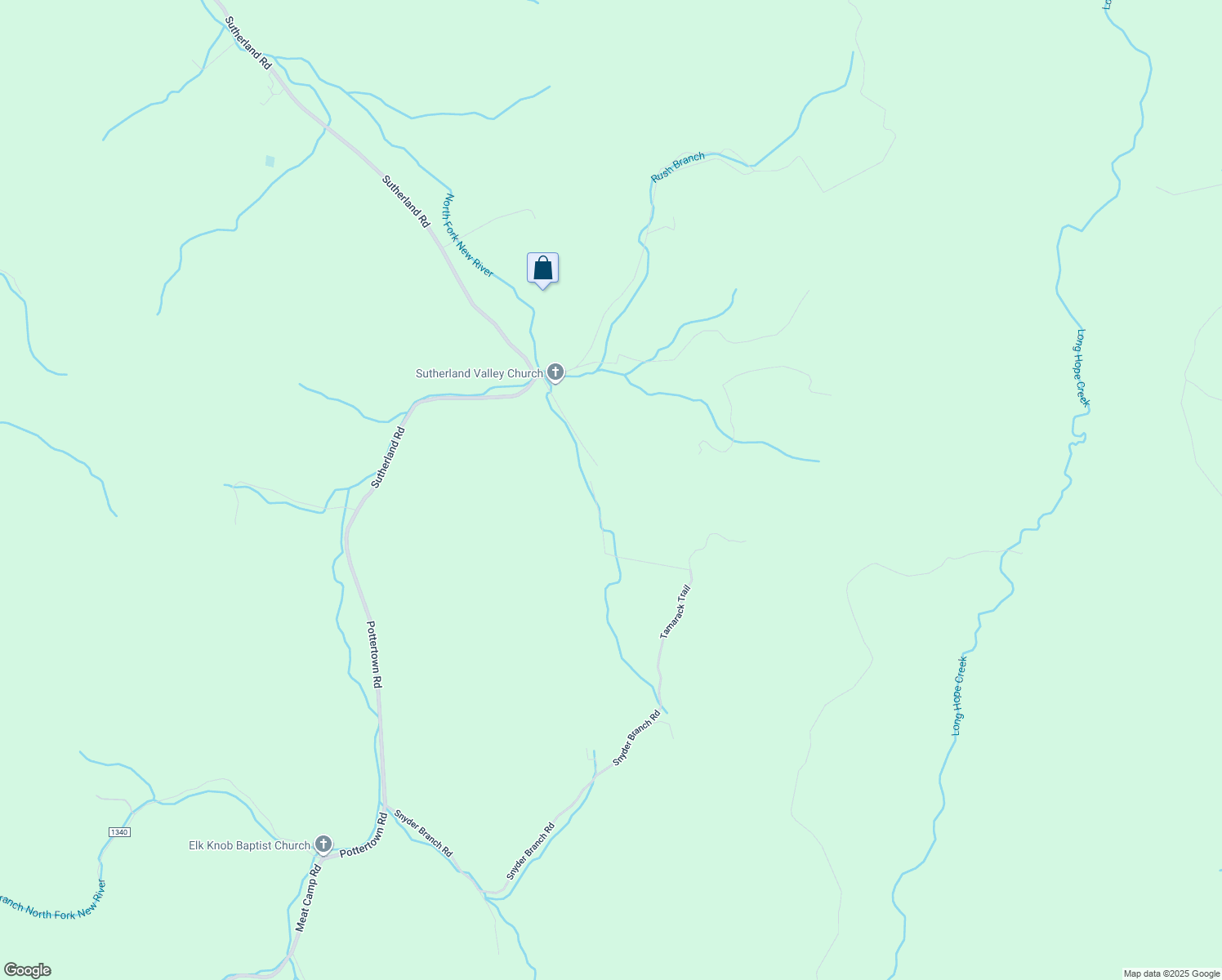 map of restaurants, bars, coffee shops, grocery stores, and more near 333 Shelton Hollow Road in Creston