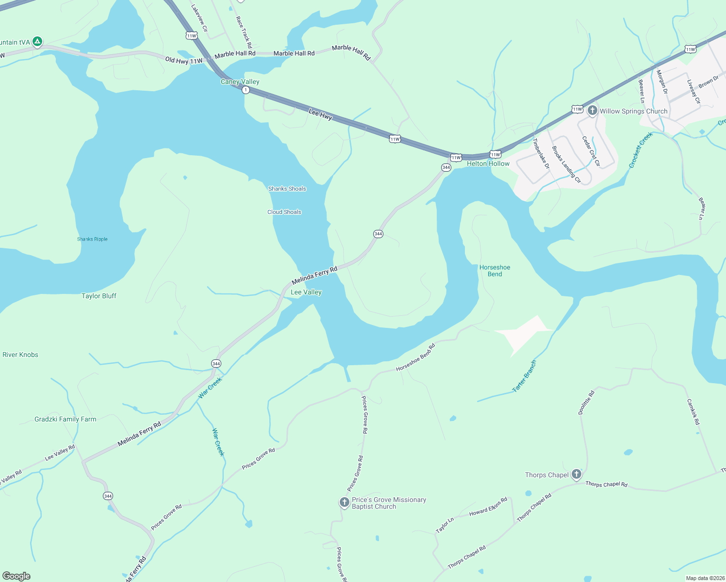 map of restaurants, bars, coffee shops, grocery stores, and more near 231 Rivergate Manor in Rogersville