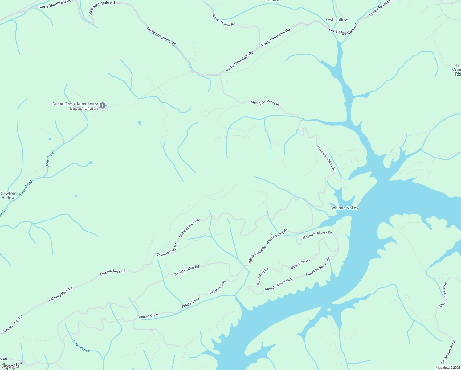 map of restaurants, bars, coffee shops, grocery stores, and more near 507 Clinch View Rd in New Tazewell