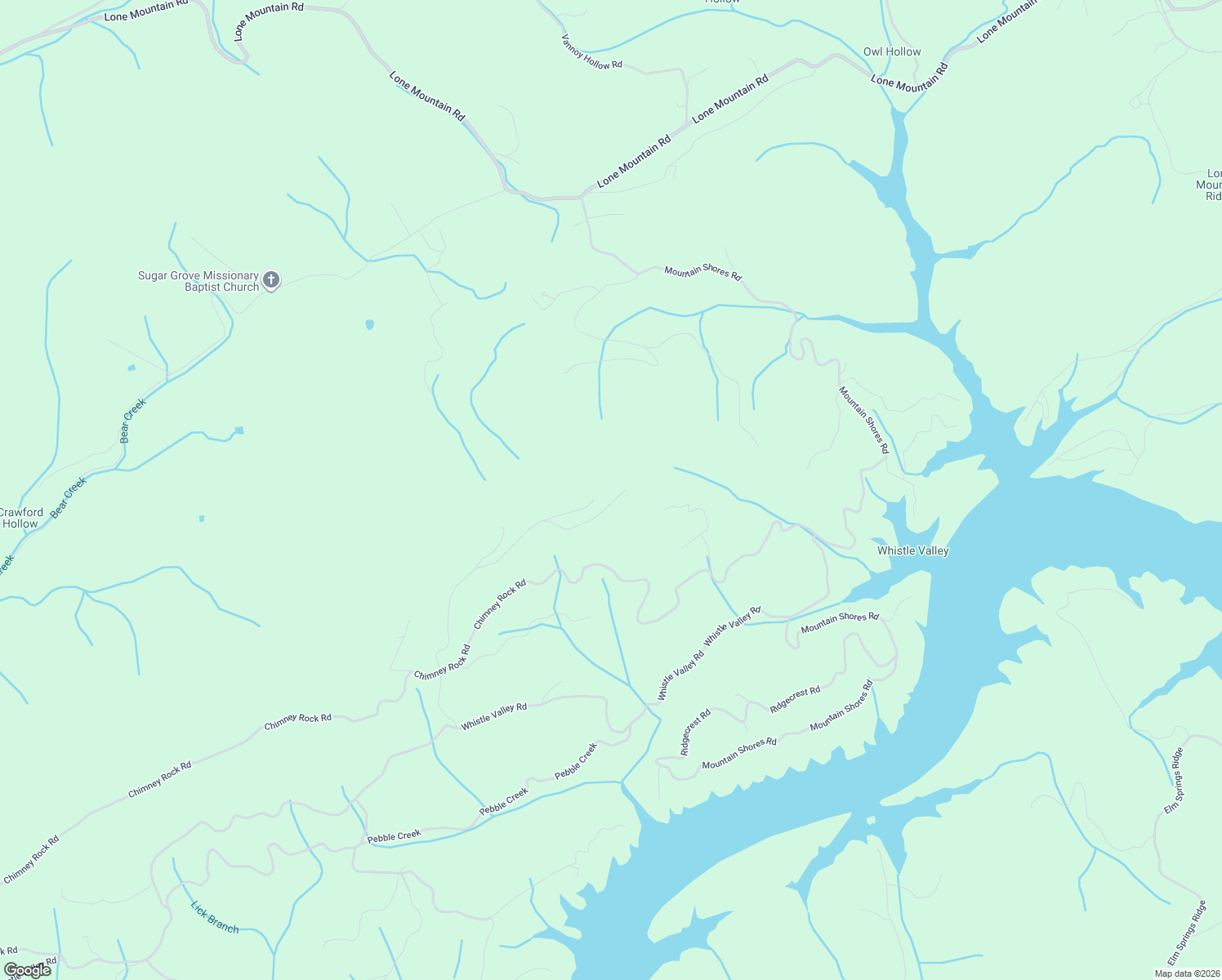 map of restaurants, bars, coffee shops, grocery stores, and more near 507 Clinch View Road in New Tazewell