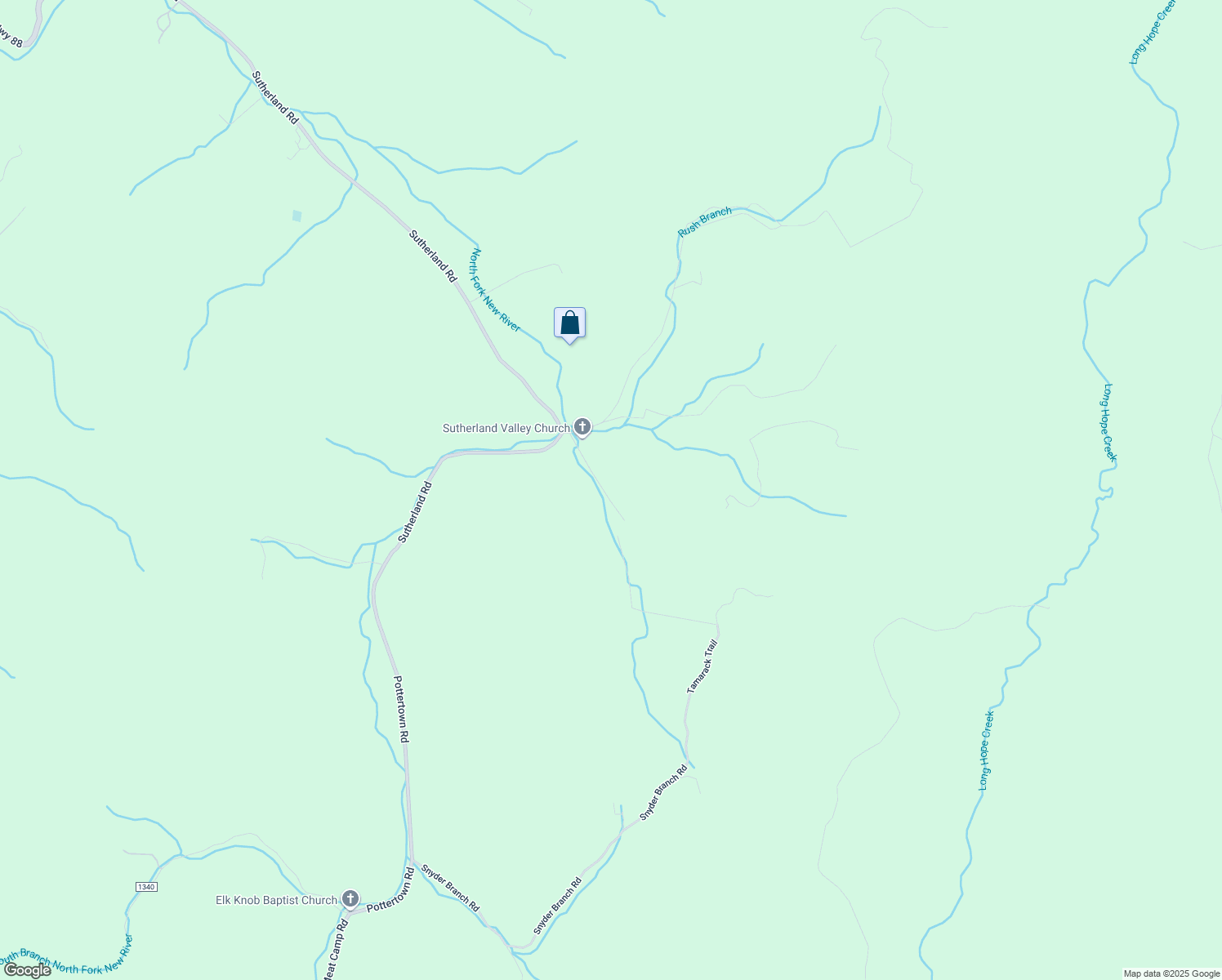 map of restaurants, bars, coffee shops, grocery stores, and more near 295 Shelton Hollow Road in Creston