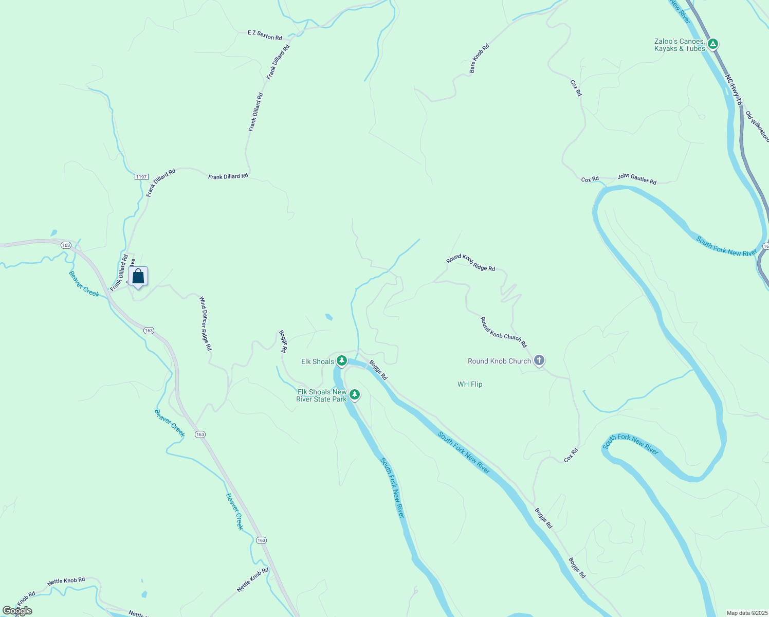 map of restaurants, bars, coffee shops, grocery stores, and more near Lost Trail in West Jefferson