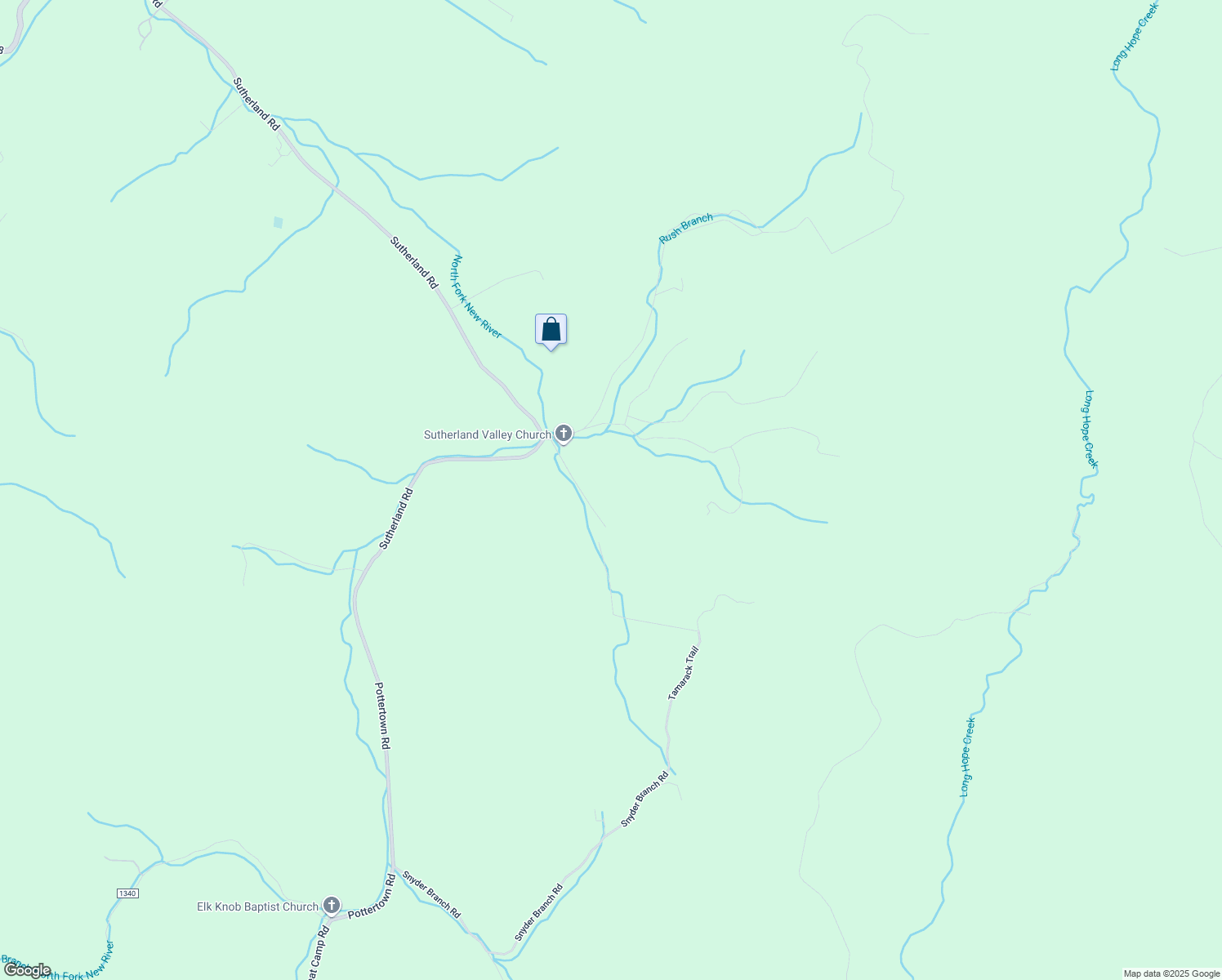 map of restaurants, bars, coffee shops, grocery stores, and more near 295 Shelton Hollow Road in Creston