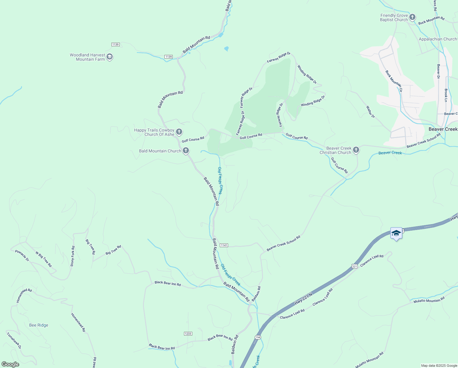 map of restaurants, bars, coffee shops, grocery stores, and more near 322 Shadow Brook Drive in West Jefferson