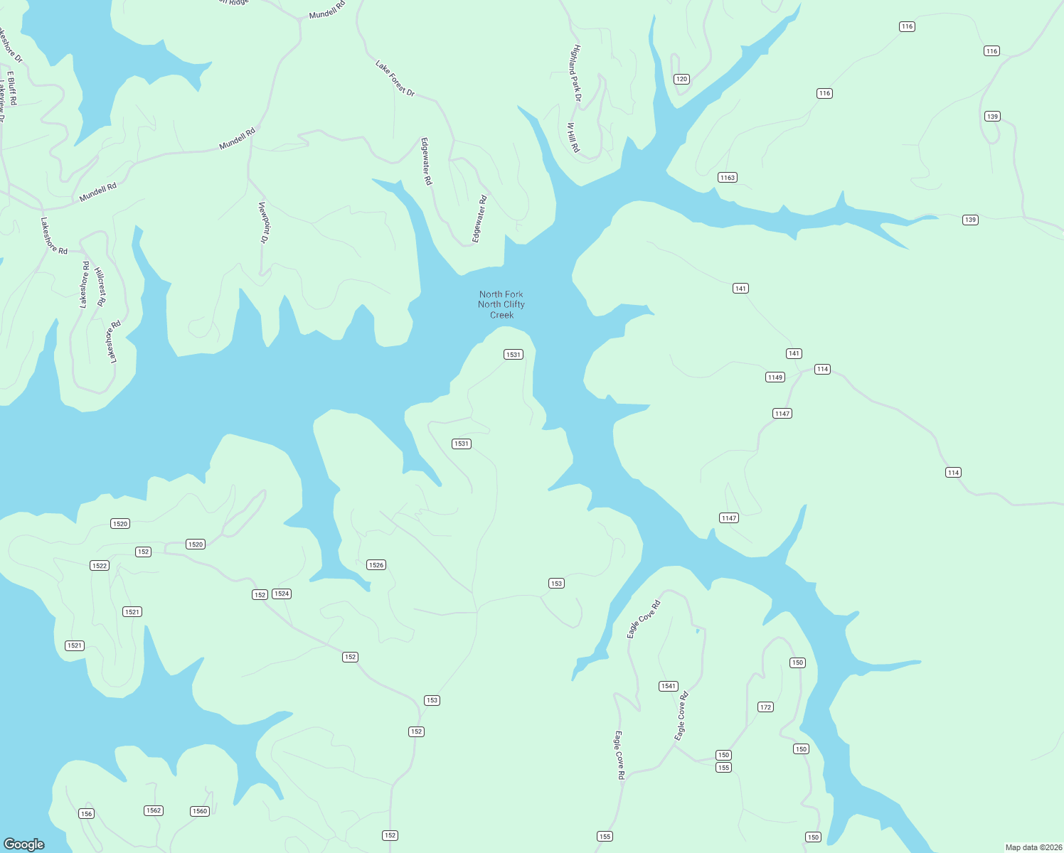 map of restaurants, bars, coffee shops, grocery stores, and more near County Road 153 in Eureka Springs