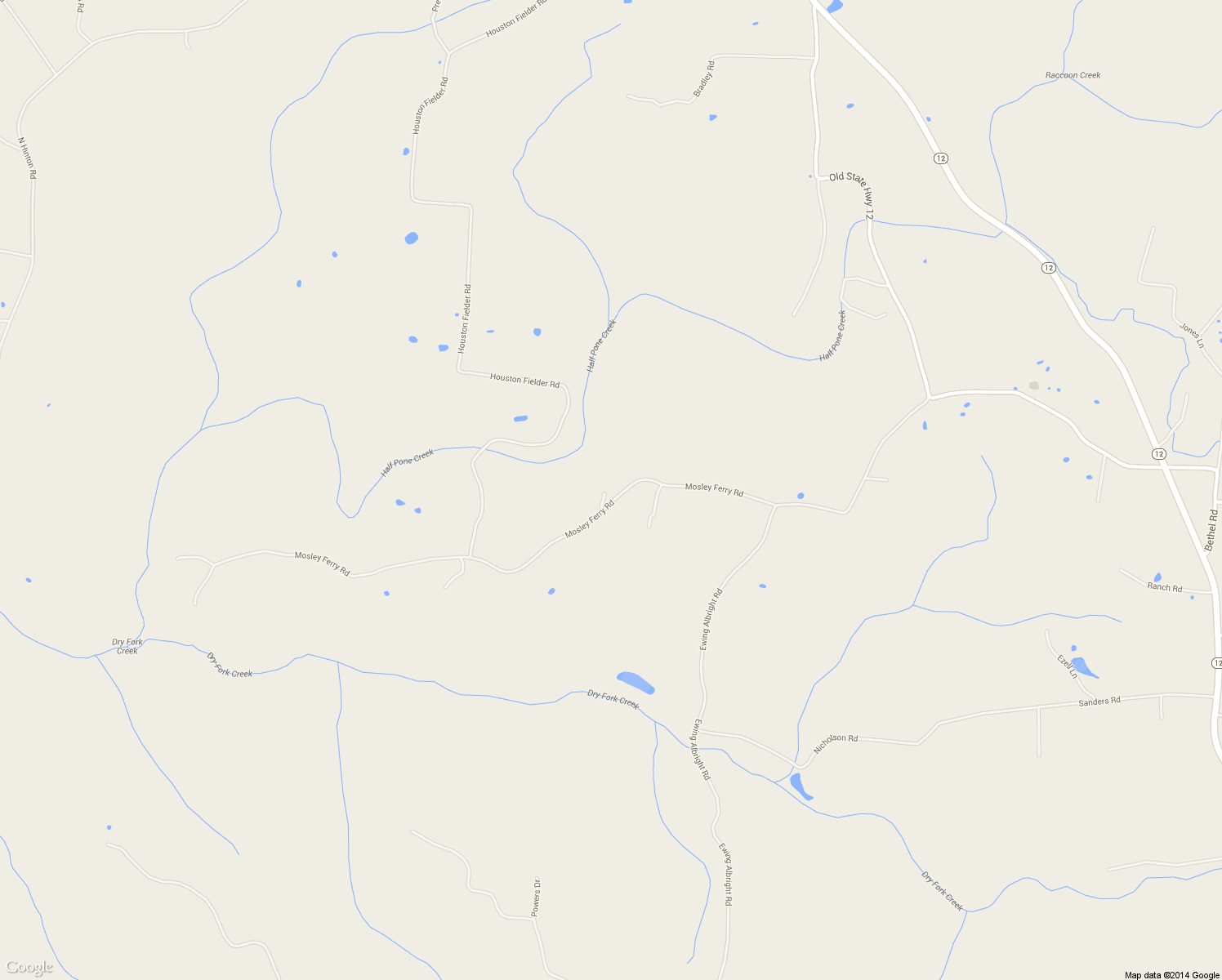 map of restaurants, bars, coffee shops, grocery stores, and more near 2870 Mosley Ferry Road in Ashland City