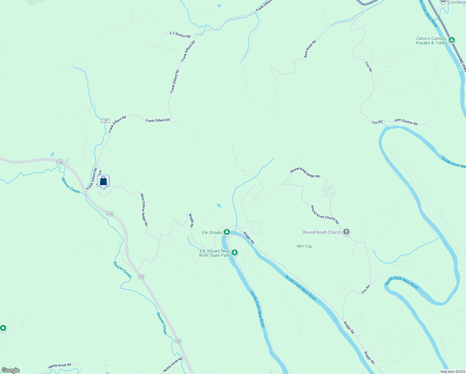 map of restaurants, bars, coffee shops, grocery stores, and more near 1597 Boggs Road in West Jefferson
