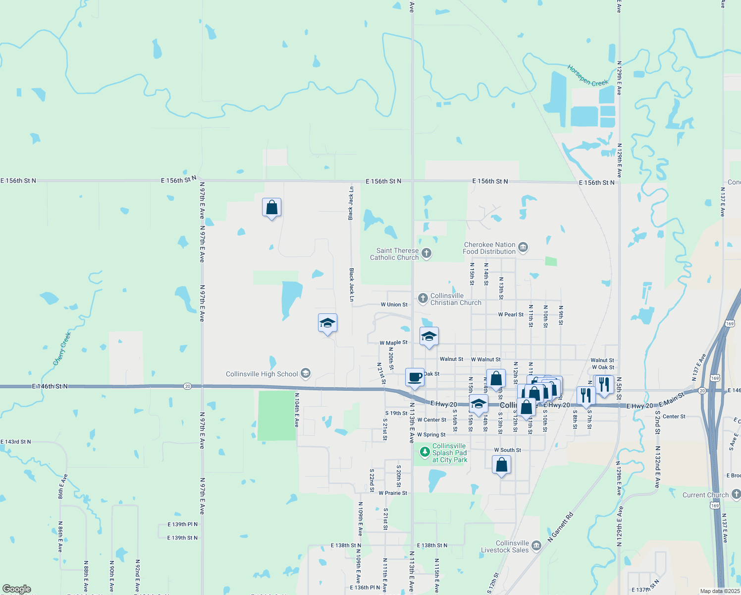 map of restaurants, bars, coffee shops, grocery stores, and more near 2116 West Union Street in Collinsville