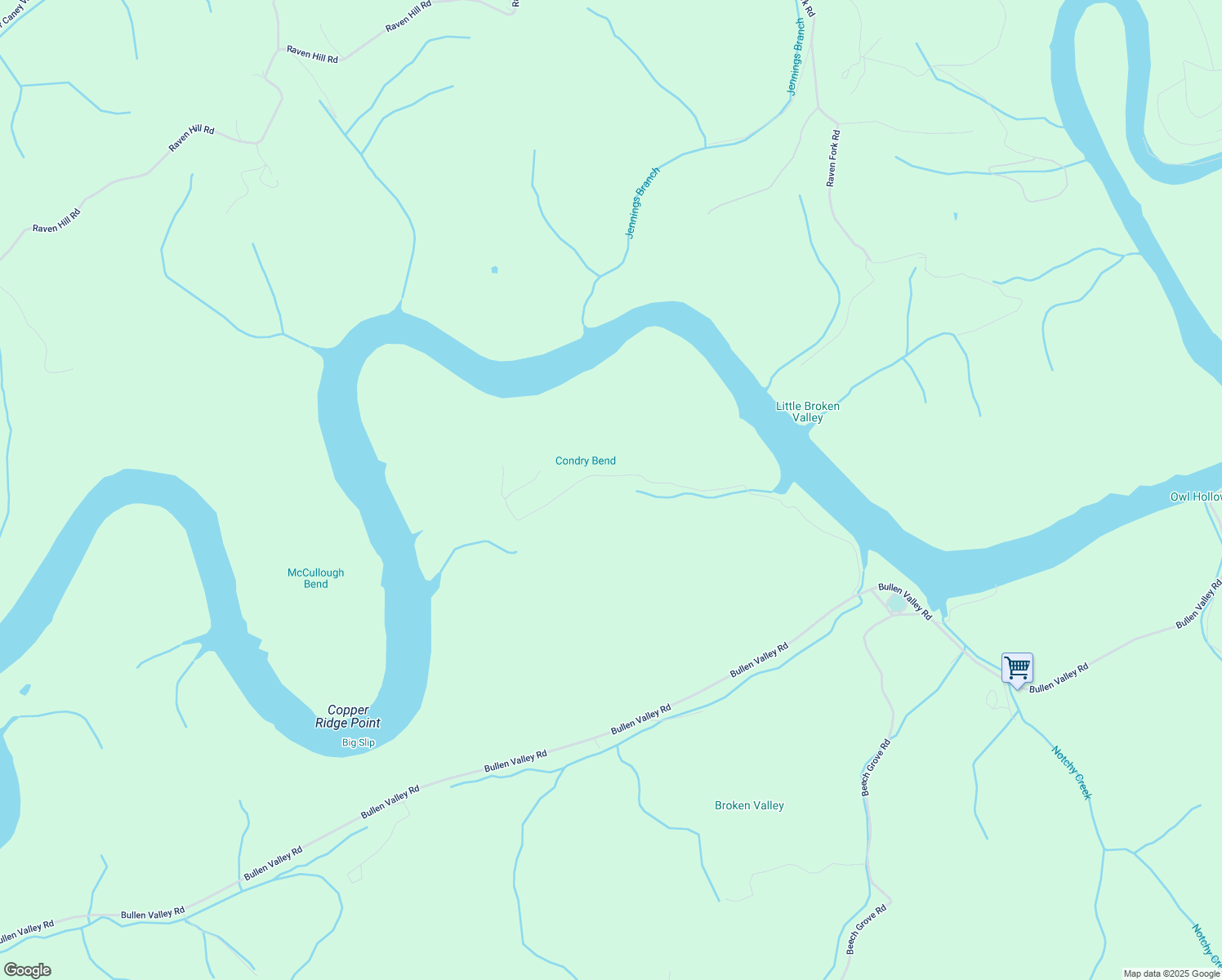map of restaurants, bars, coffee shops, grocery stores, and more near 935 Condry Bend in Thorn Hill