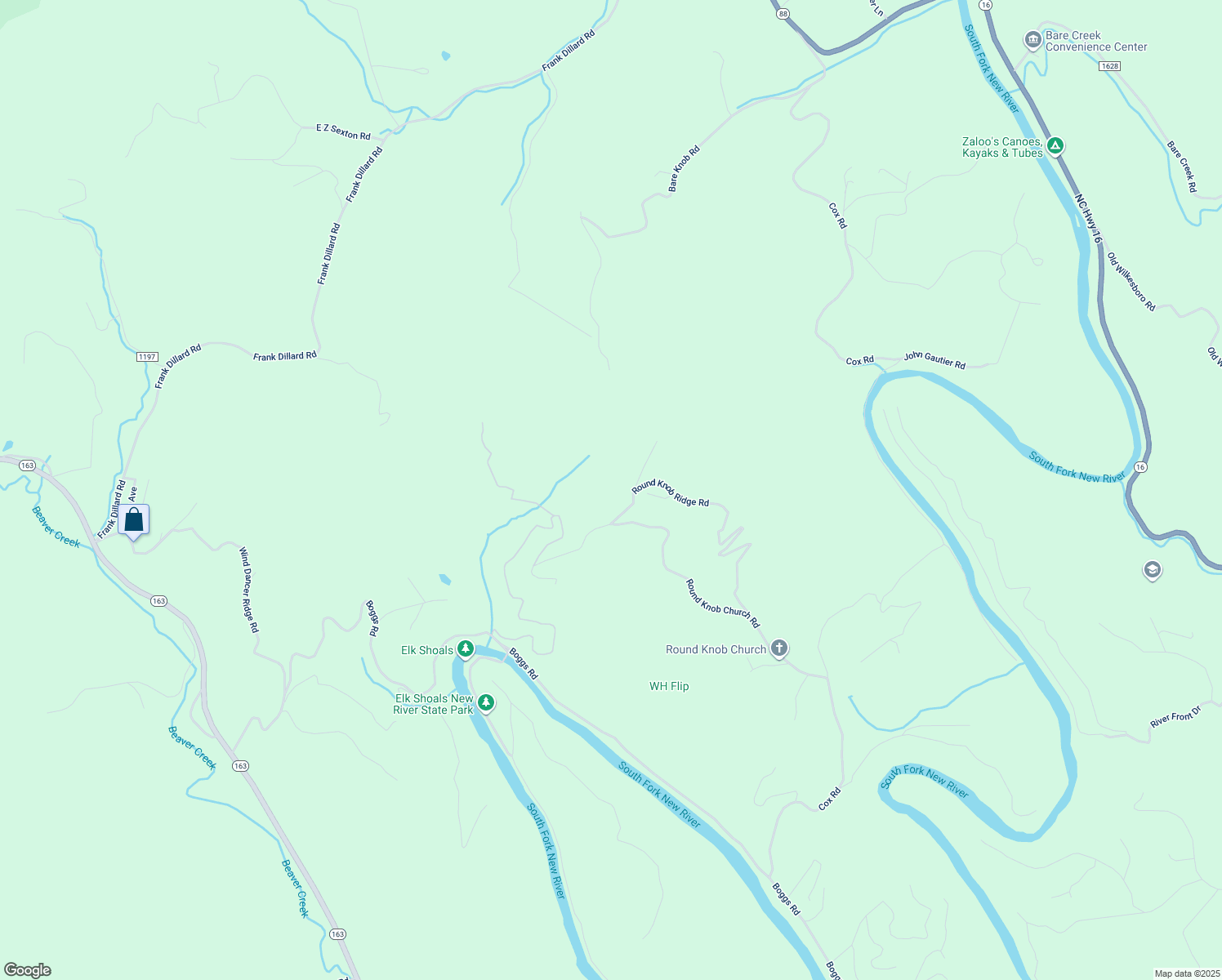 map of restaurants, bars, coffee shops, grocery stores, and more near 102 Secluded Lane in West Jefferson