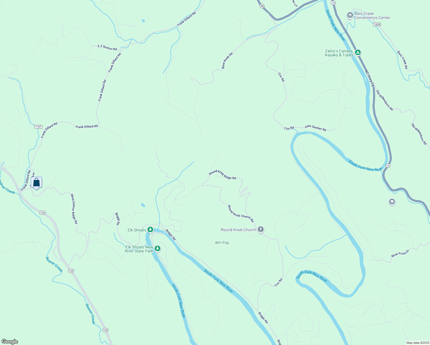 map of restaurants, bars, coffee shops, grocery stores, and more near 191 McTy View Circle in West Jefferson