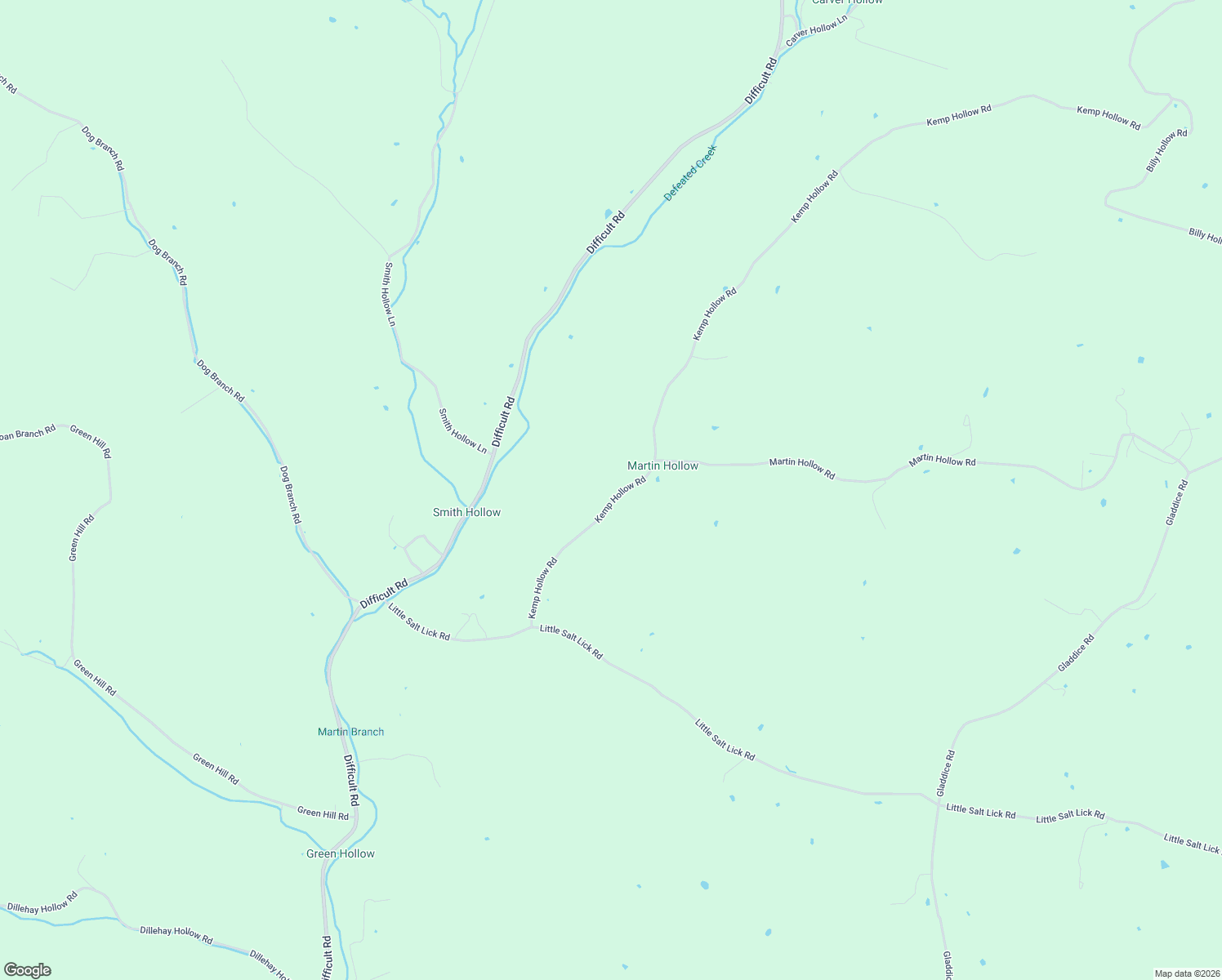map of restaurants, bars, coffee shops, grocery stores, and more near 47 Kemp Hollow Road in Pleasant Shade