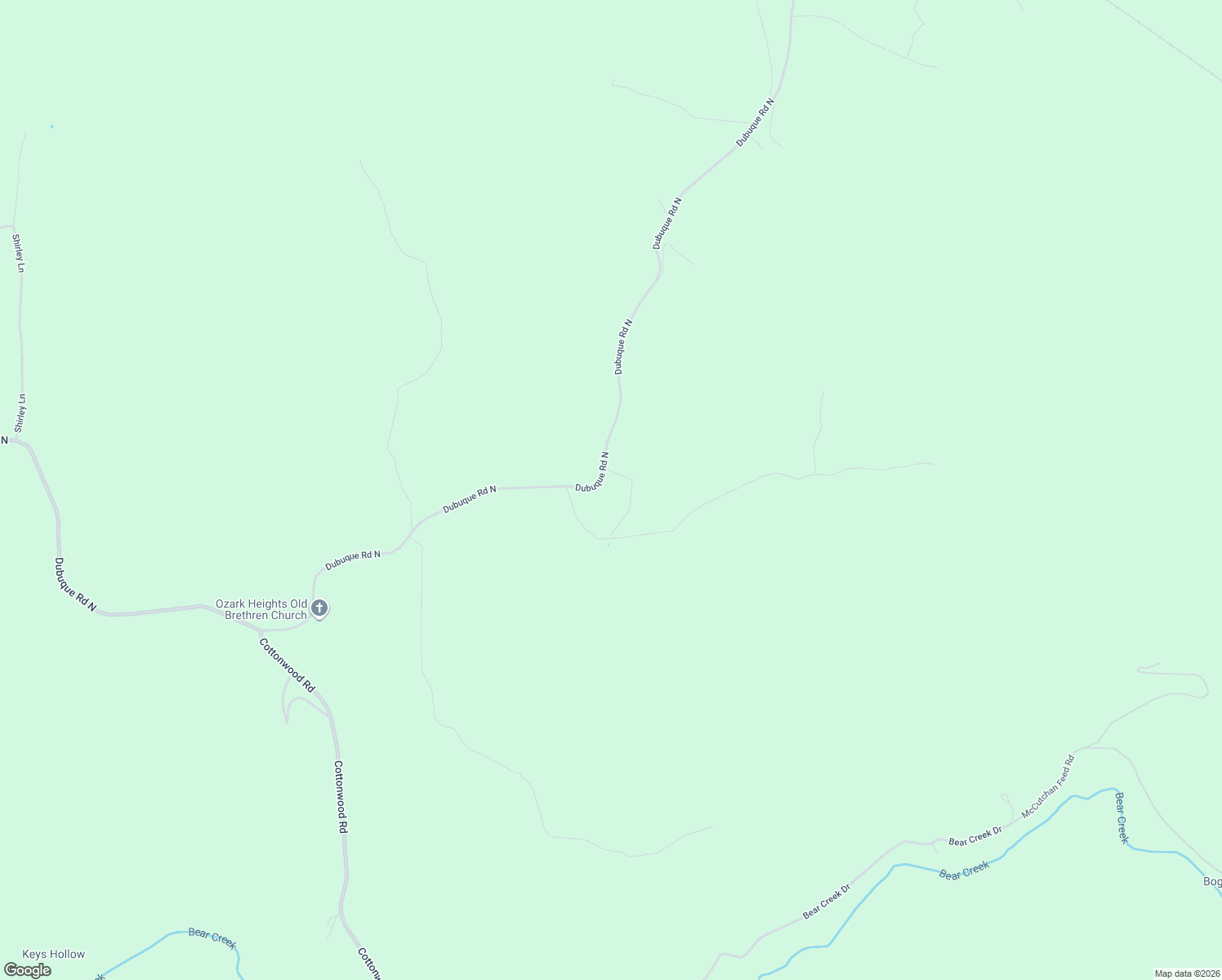 map of restaurants, bars, coffee shops, grocery stores, and more near 10716 Dubuque Road in Omaha