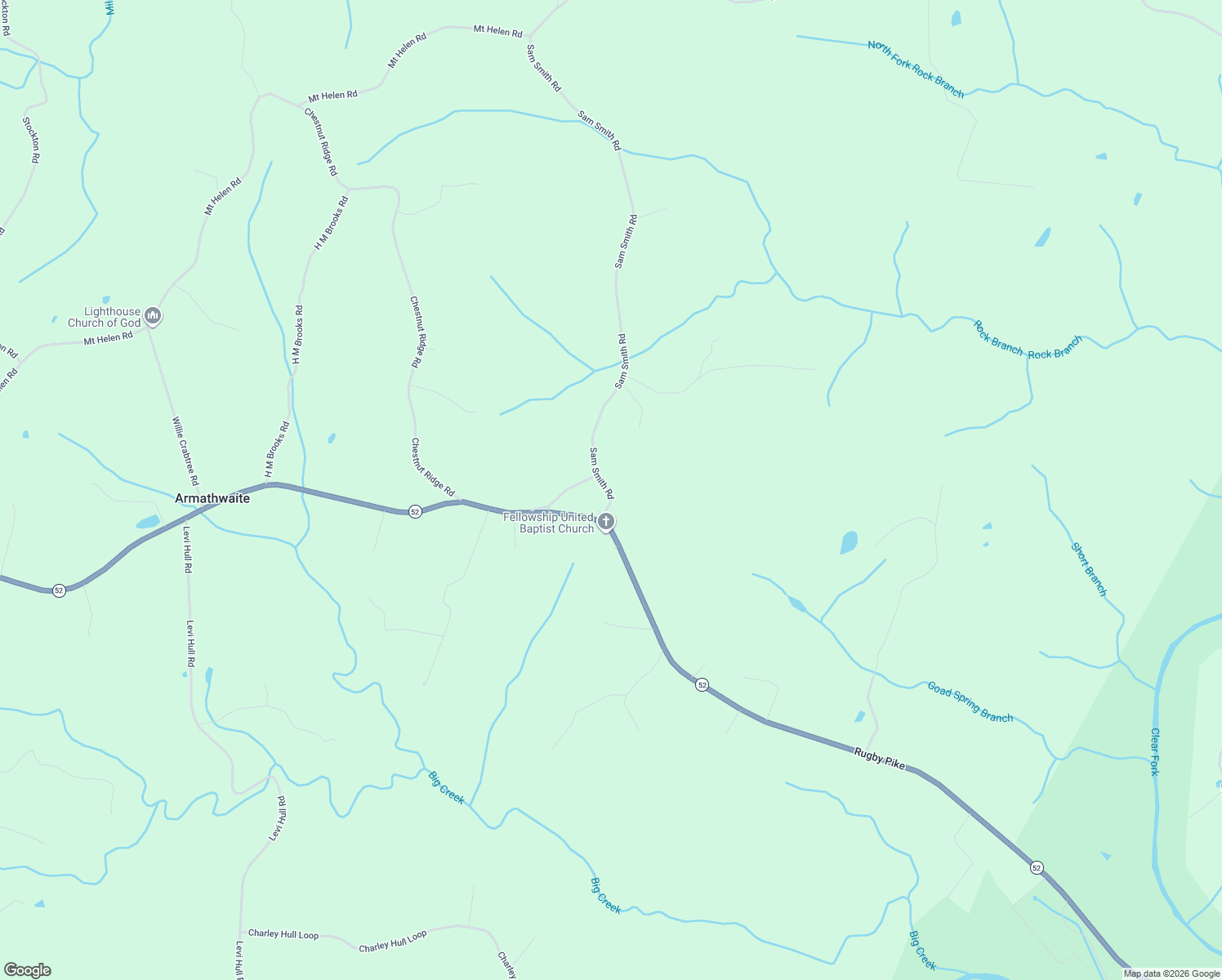 map of restaurants, bars, coffee shops, grocery stores, and more near 101 Sam Smith Road in Allardt