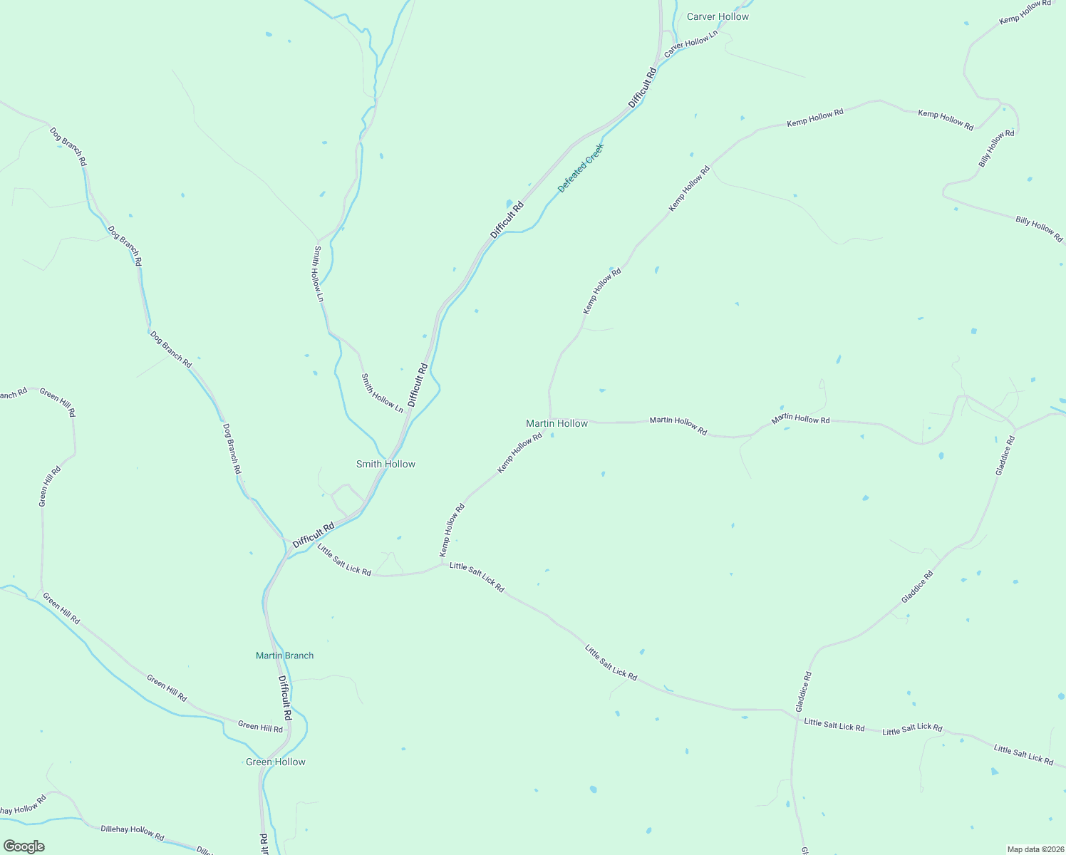 map of restaurants, bars, coffee shops, grocery stores, and more near 53 Kemp Hollow Road in Pleasant Shade