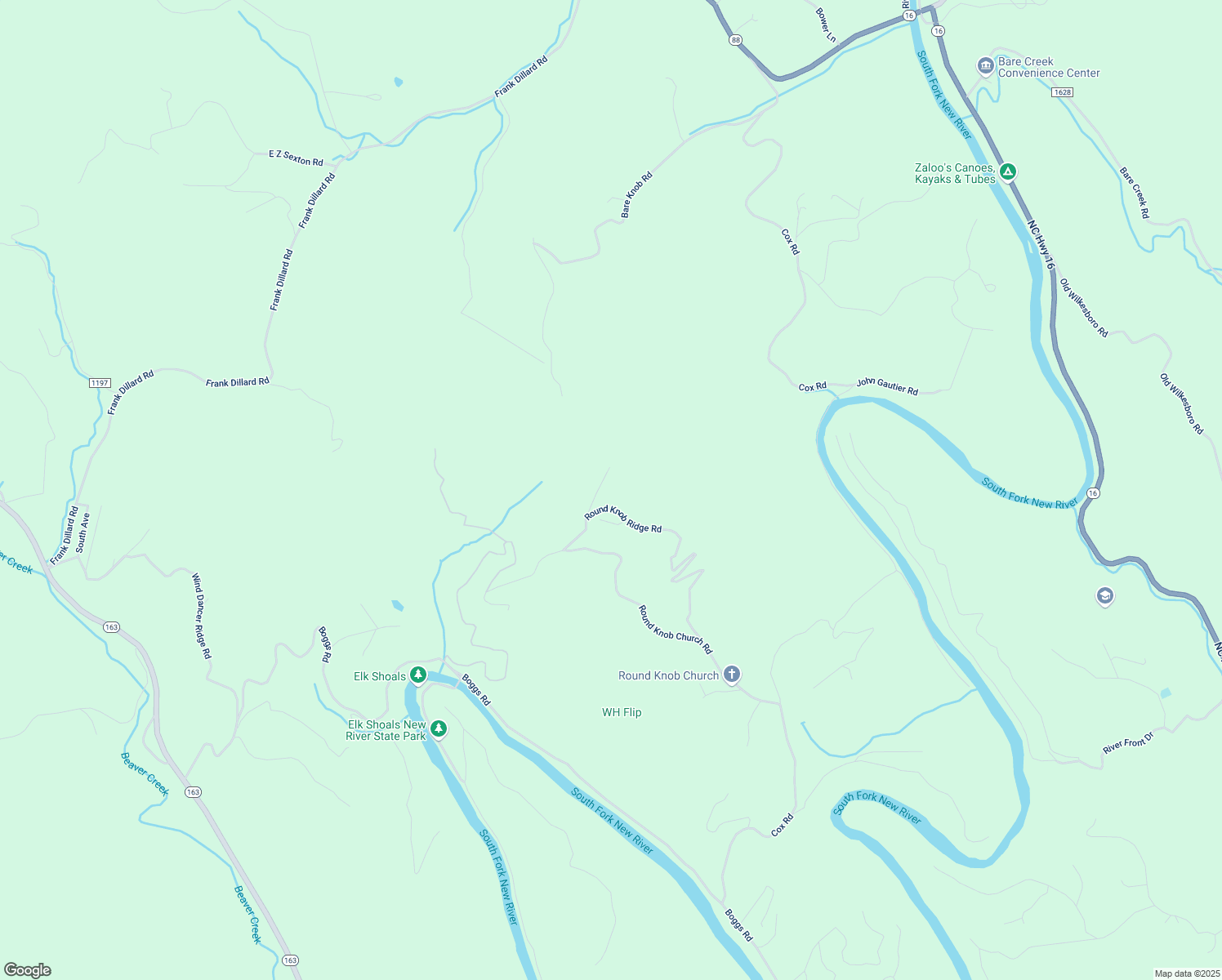 map of restaurants, bars, coffee shops, grocery stores, and more near 166 Spring House Lane in West Jefferson