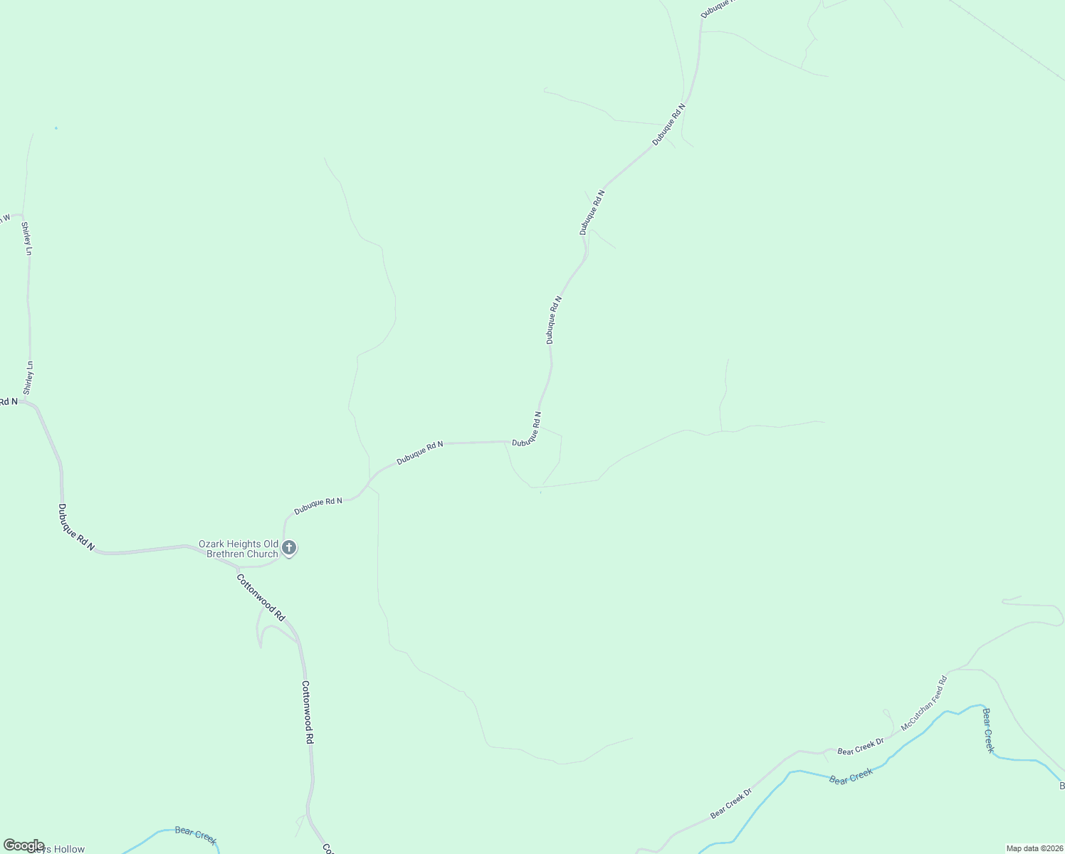 map of restaurants, bars, coffee shops, grocery stores, and more near 10716 Dubuque Road in Omaha