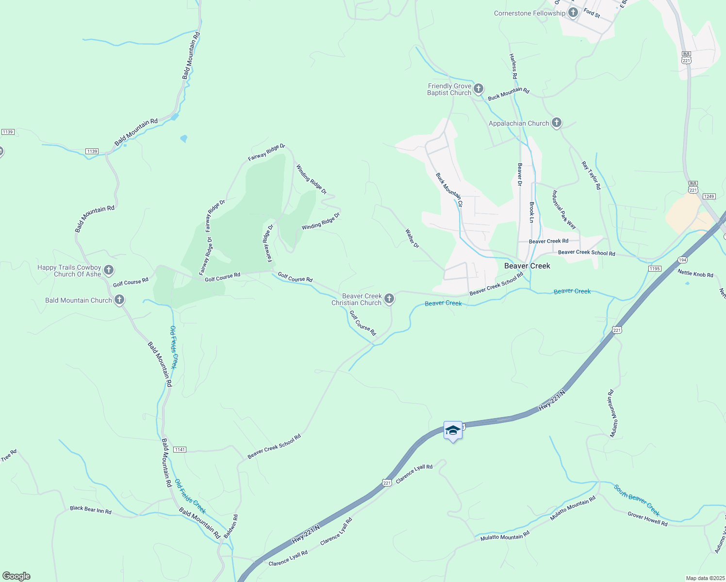 map of restaurants, bars, coffee shops, grocery stores, and more near 266 Ray Road in West Jefferson