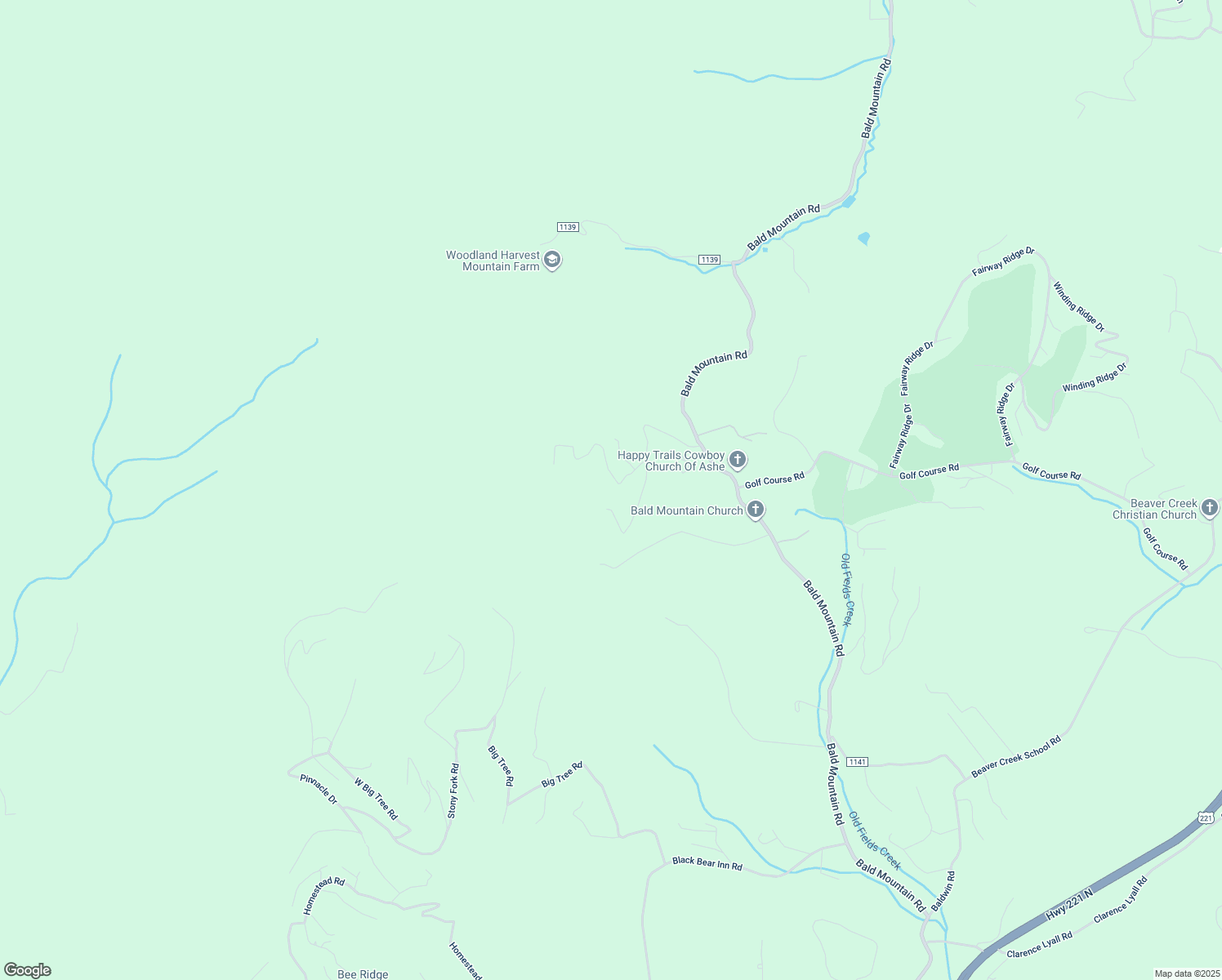 map of restaurants, bars, coffee shops, grocery stores, and more near 255 Pioneer Path in West Jefferson