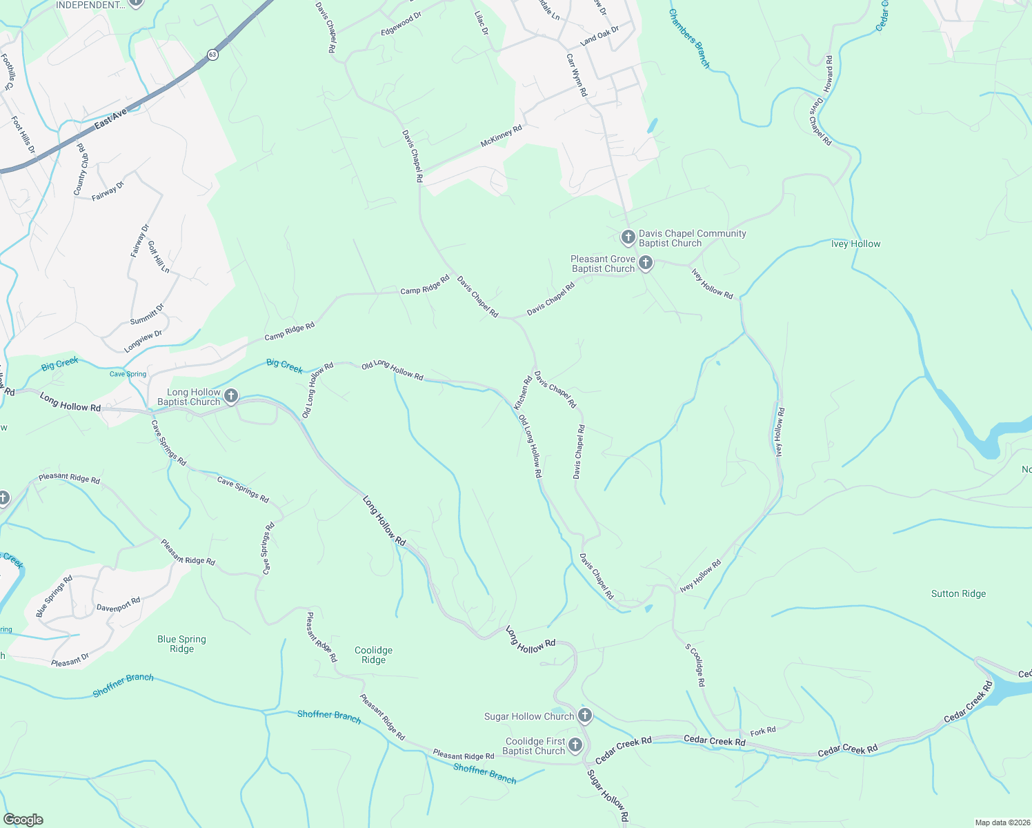 map of restaurants, bars, coffee shops, grocery stores, and more near 596 Old Long Hollow Road in LaFollette