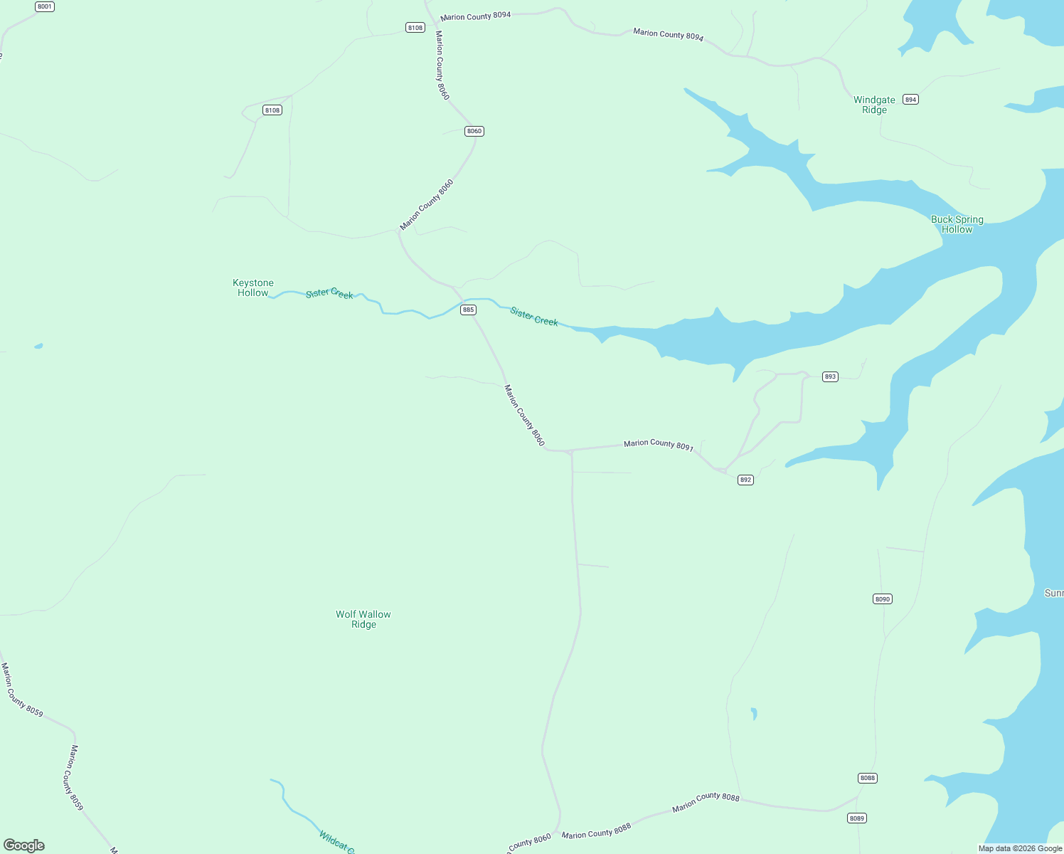 map of restaurants, bars, coffee shops, grocery stores, and more near 10975 Marion County 8060 in Yellville