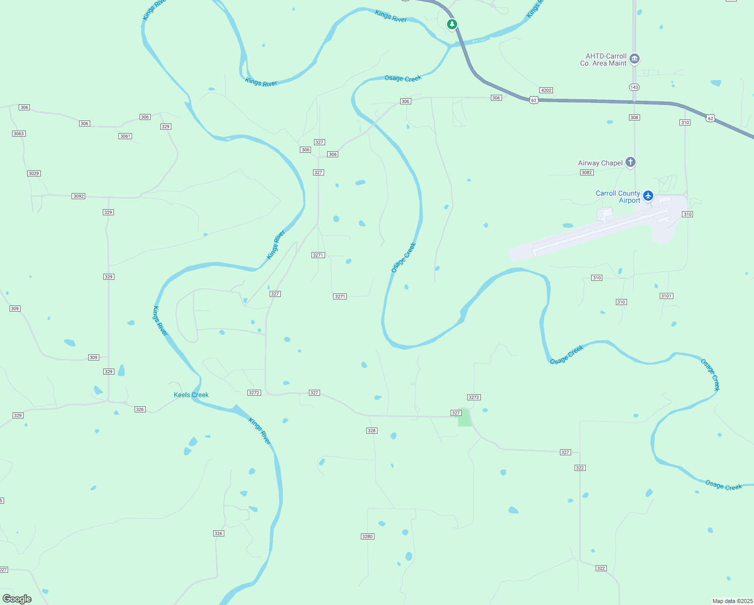 map of restaurants, bars, coffee shops, grocery stores, and more near 524 County Road 3271 in Berryville